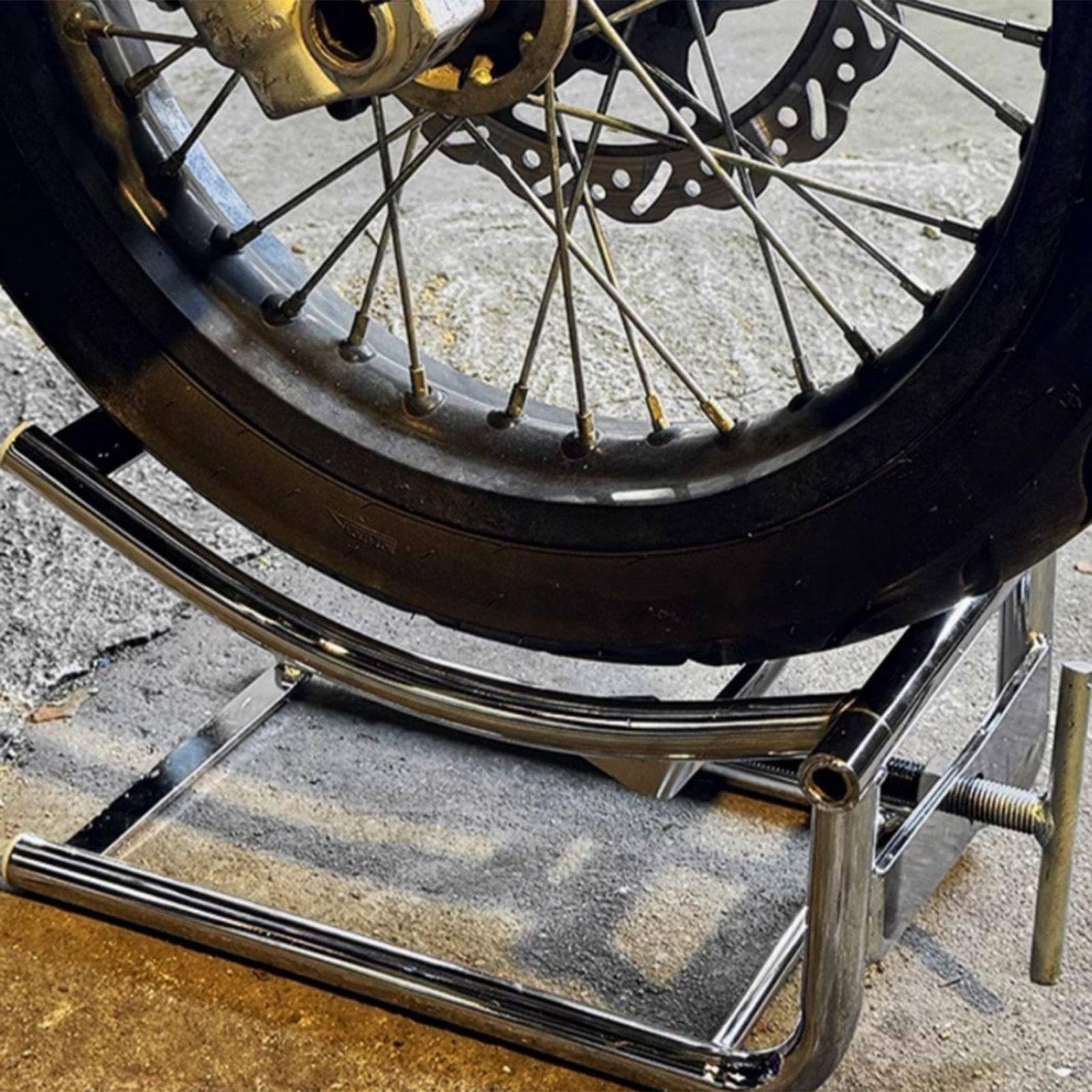 Höhenverstellbarer Hebebock Motorradreifen Montageständer Reparatur