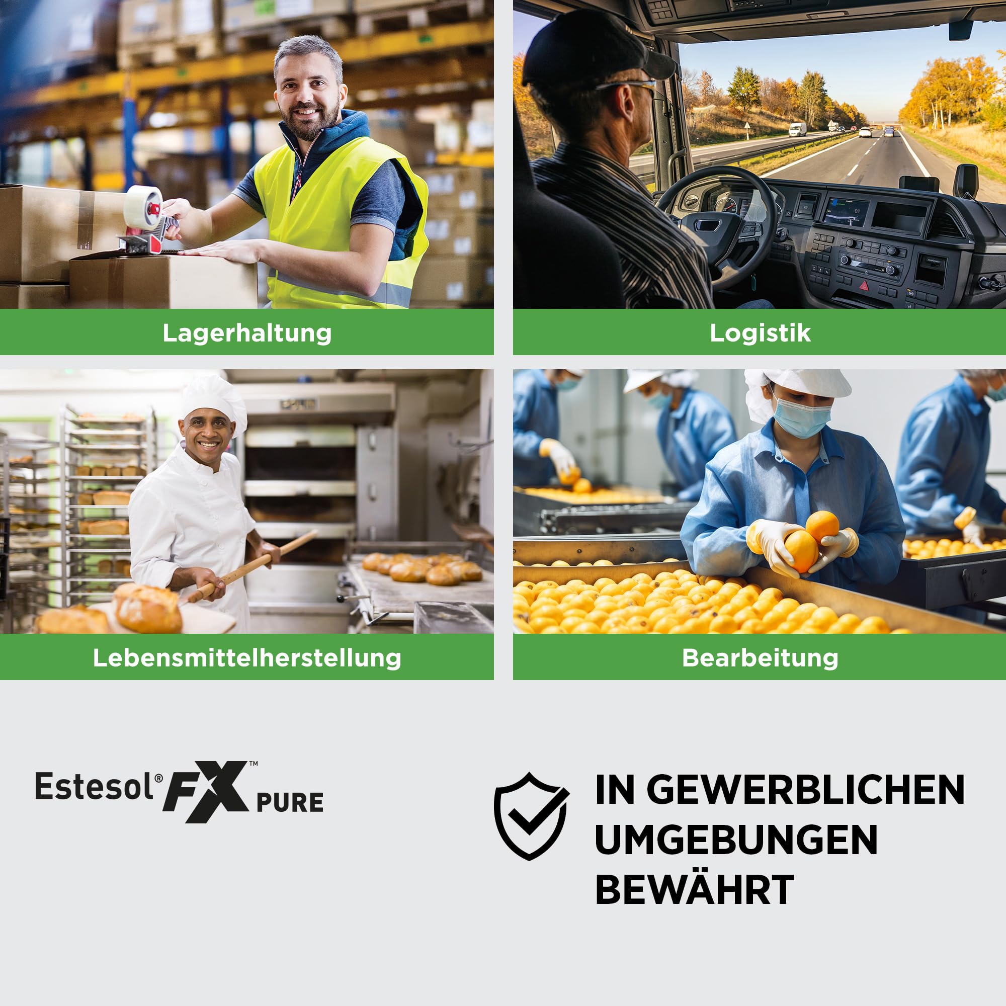 SC Johnson Professional Estesol FX Pure – Lösemittelfreier Power-Schaumhandreiniger – Für leichte bis mittlere Verschmutzungen – Parfümfrei – Kartusche 1 L – Für gewerbliche Anwendung