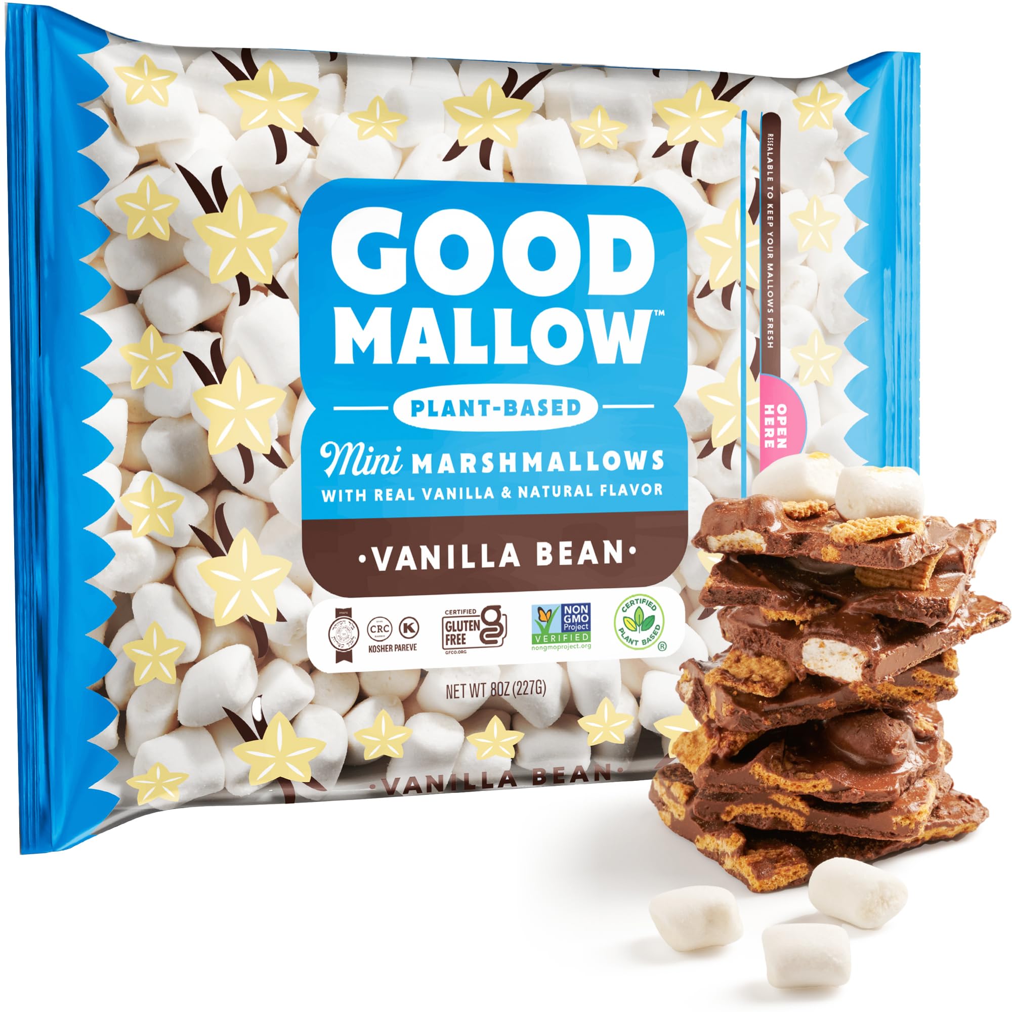 Amazon.com : GoodMallow Mini Vegan Marshmallows - Kosher Halal