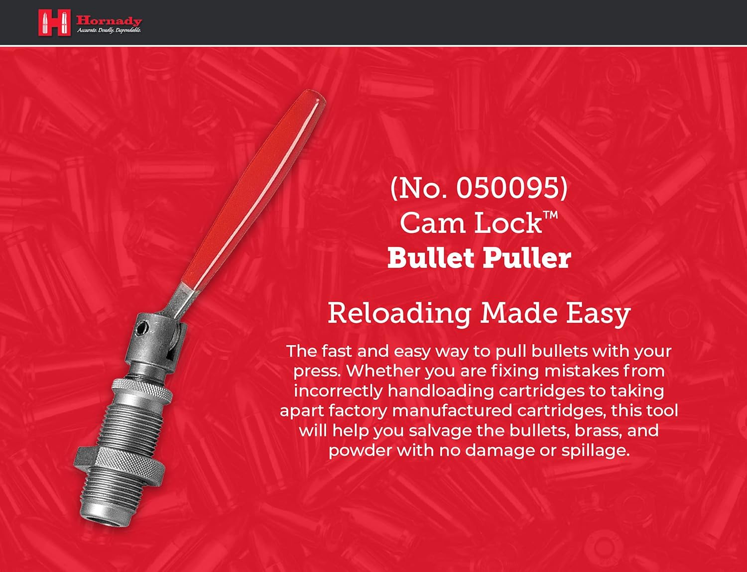 Buy Hornady Cam Lock Bullet Puller 050095 Reloading Equipment to