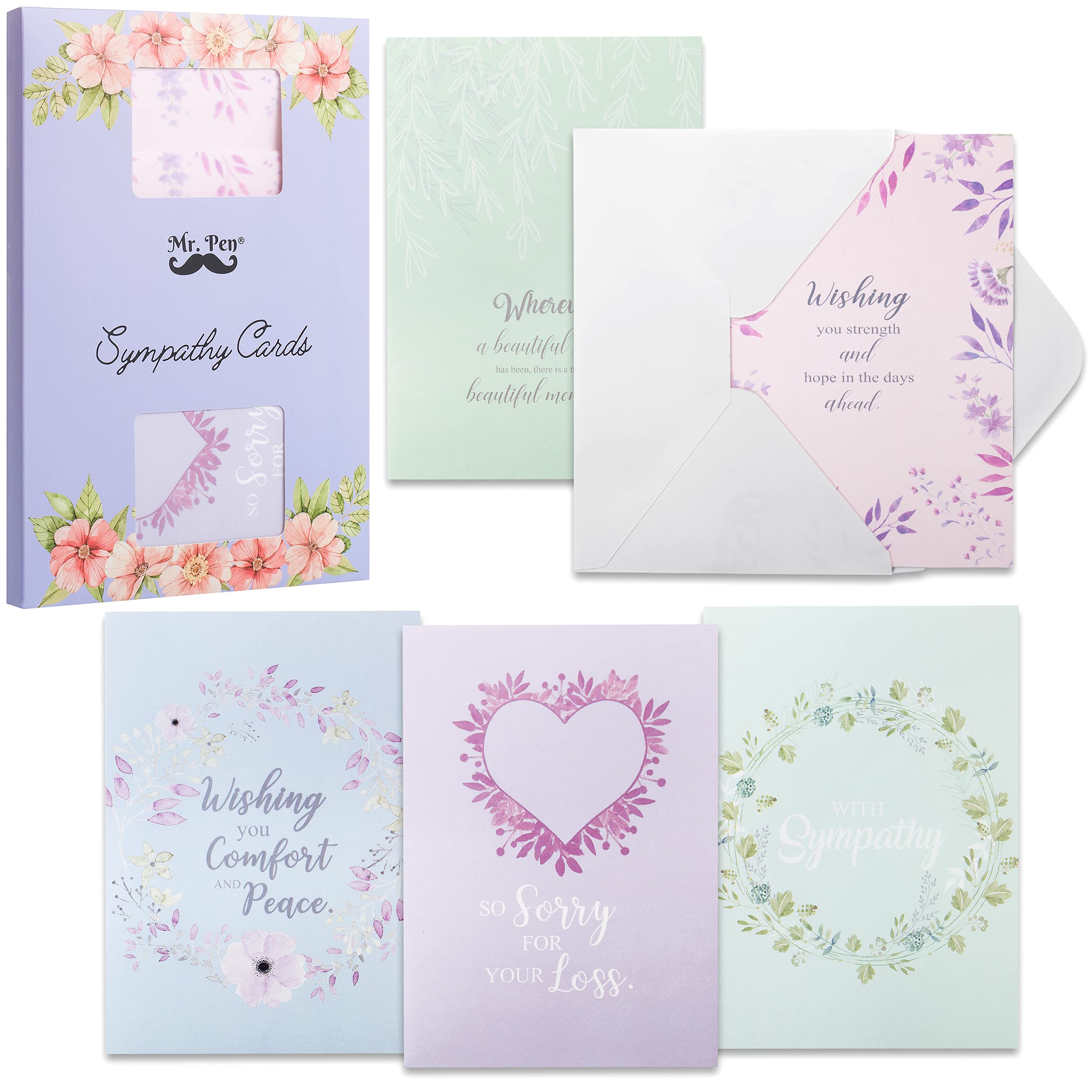 Buy Mr. Pen Sympathy Cards, 15 pcs, 7" x 10", Sympathy Cards