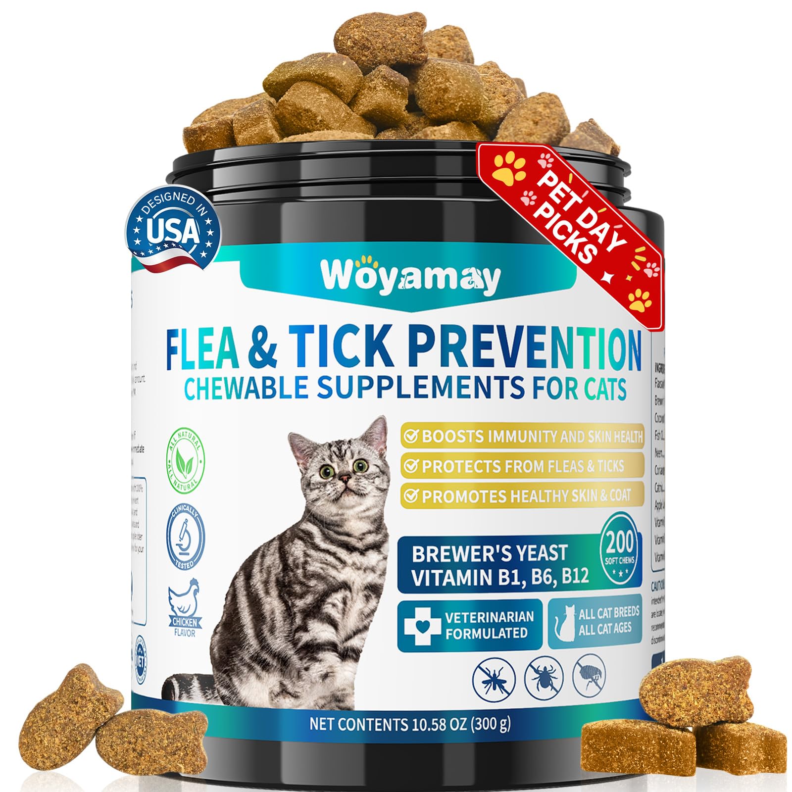 Woyamay Flea Treatment for Cats