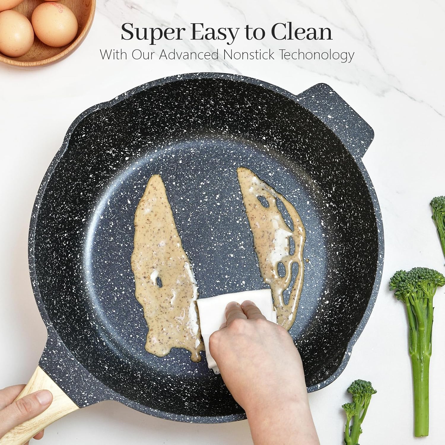 Non-Stick Pan Makes Cleaning Easy