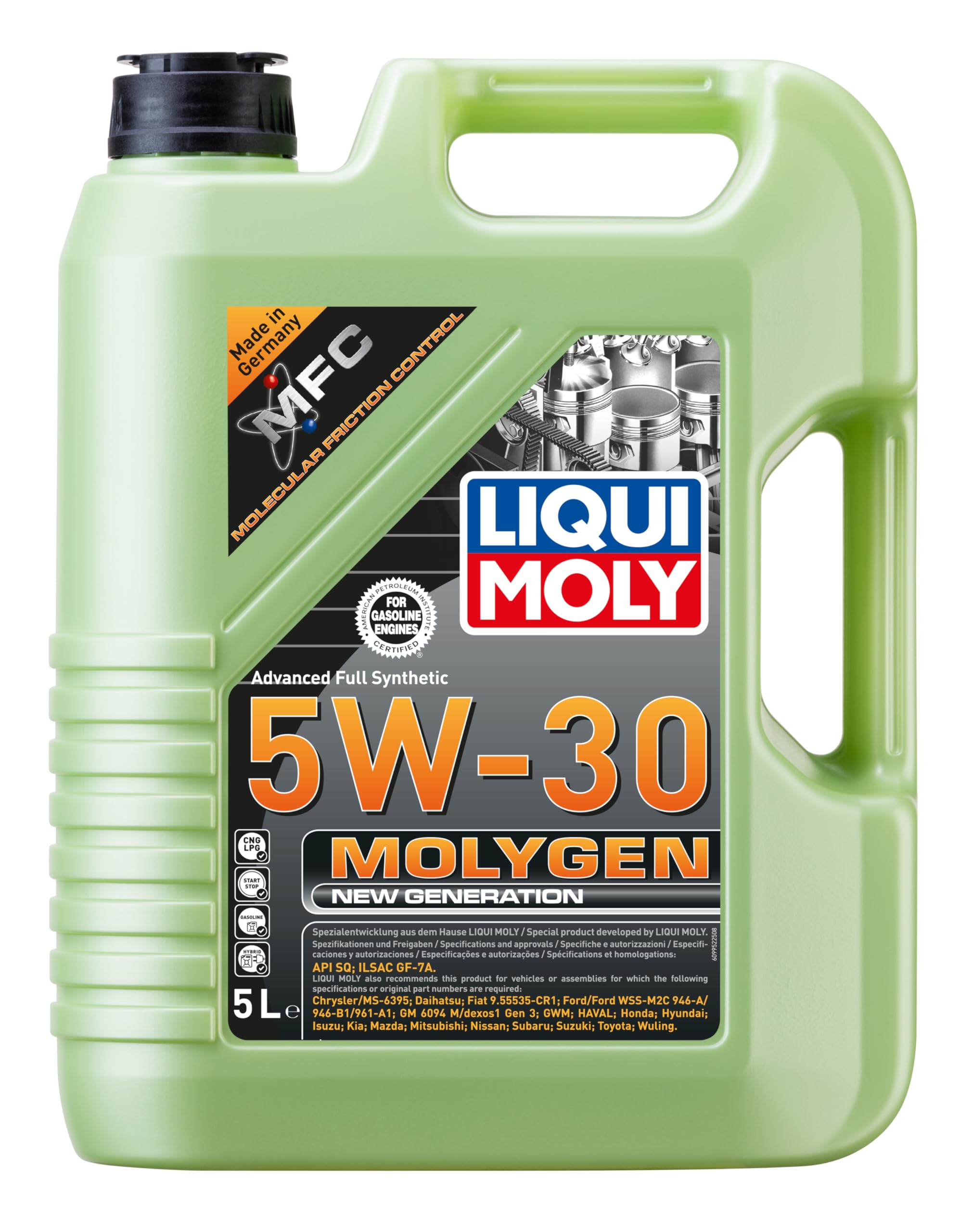 Amazon | LIQUIMOLY MOLY(リキモリ) 4輪車用エンジンオイル Molygen