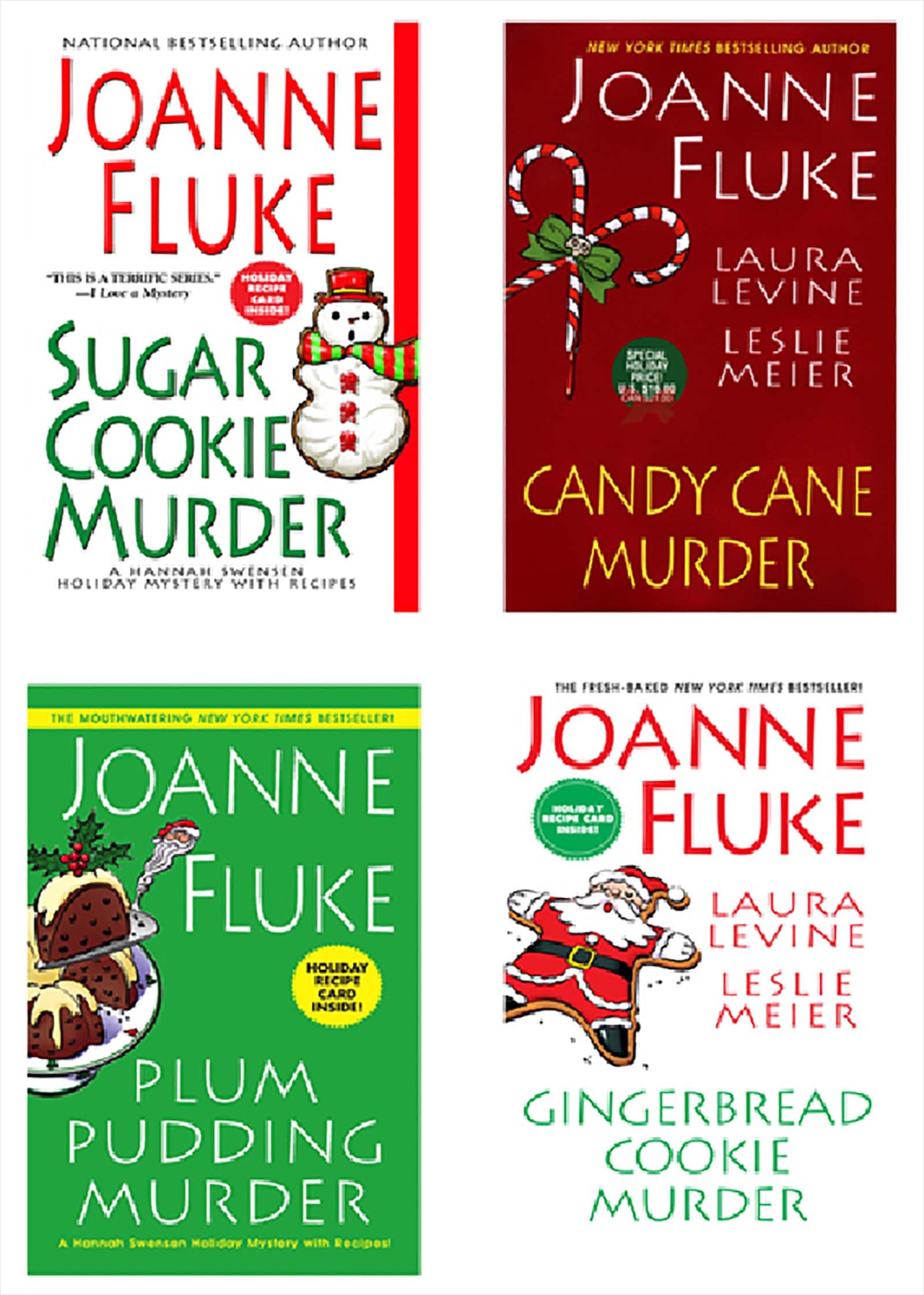 Joanne Fluke Christmas Bundle: Sugar Cookie Murder, Candy Cane Murder, Plum Pudding Murder, & Gingerbread Cookie Murder (A Hannah Swensen Mystery Book 1)