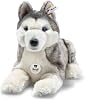 Steiff Bernie Husky, Premium Realistic Stuffed Animal Dog, Lifelike Pet Animal Plush Toys, Plushy Toy for Girls Boys and Kids Brown, 13