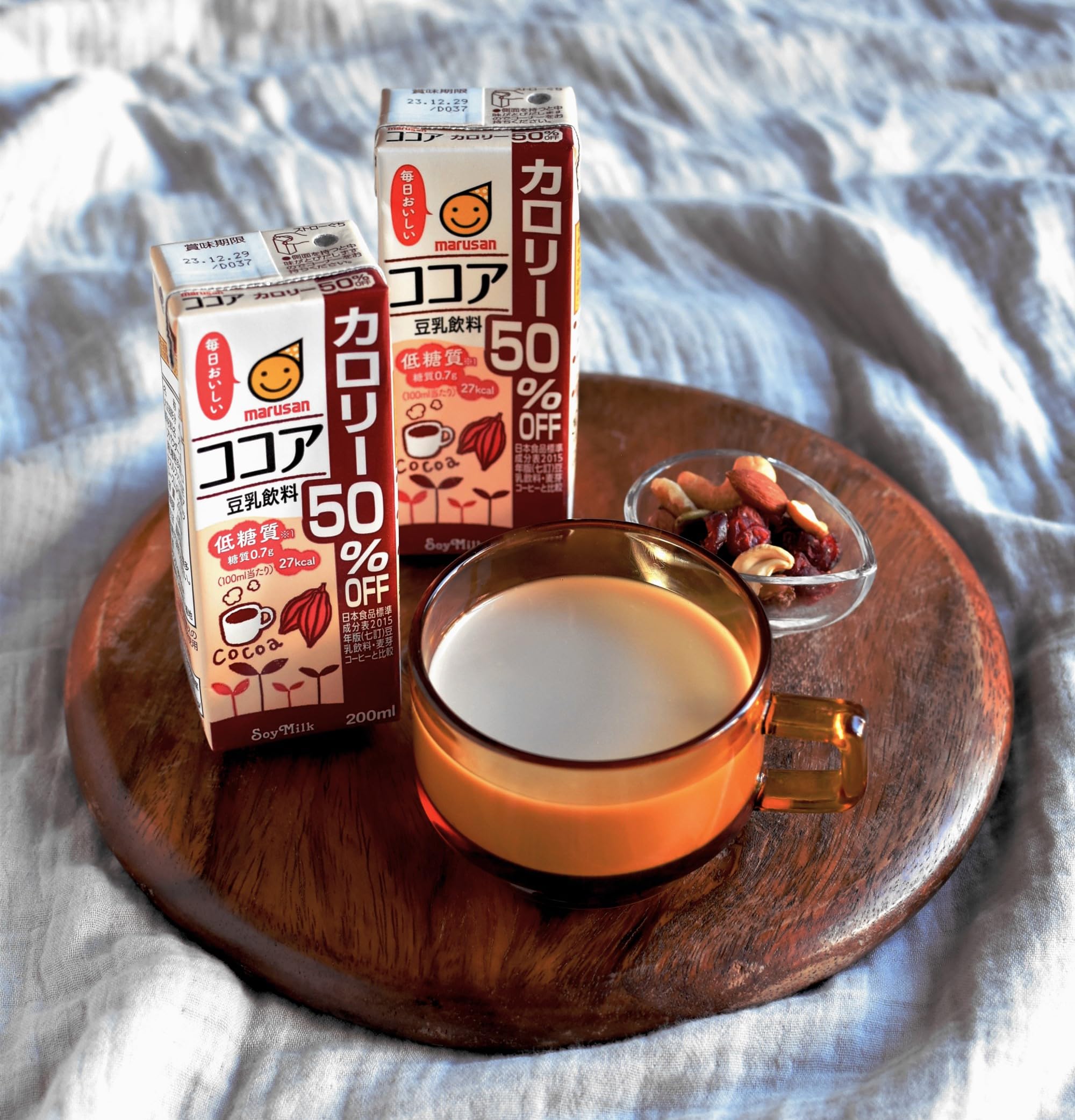 Amazon.co.jp: マルサン 豆乳飲料ココア カロリー50%オフ 200ml×24本