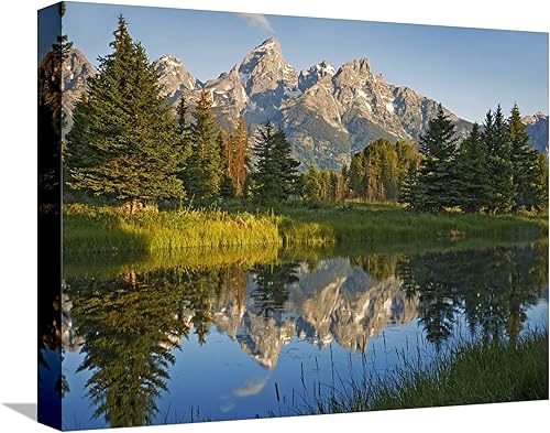 AllPosters Charles Gurche - Lienzo enmarcado en el Parque Nacional Grand Teton, Wyoming, EE. UU., 16 x 12 pulgadas