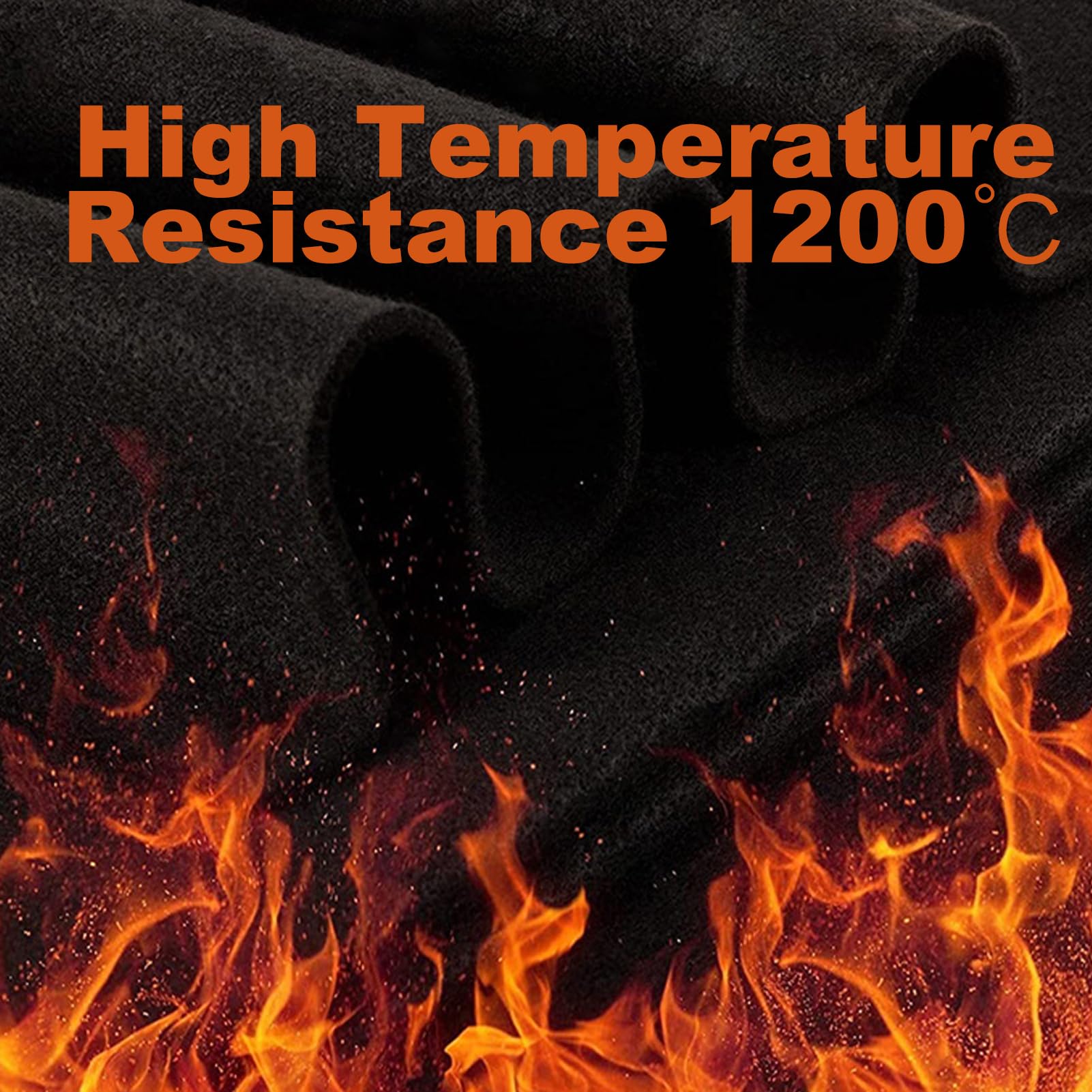 Tappetino Ignifugo 30x30cm (2 Pezzi) - Resistente Al Calore Per Saldatura, Stufa, Barbecue