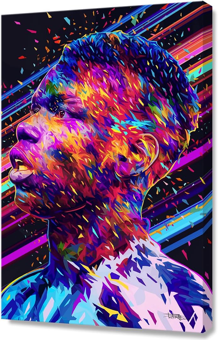 Curioos S_CA00226934_GW Pogba Canvas Print, Small