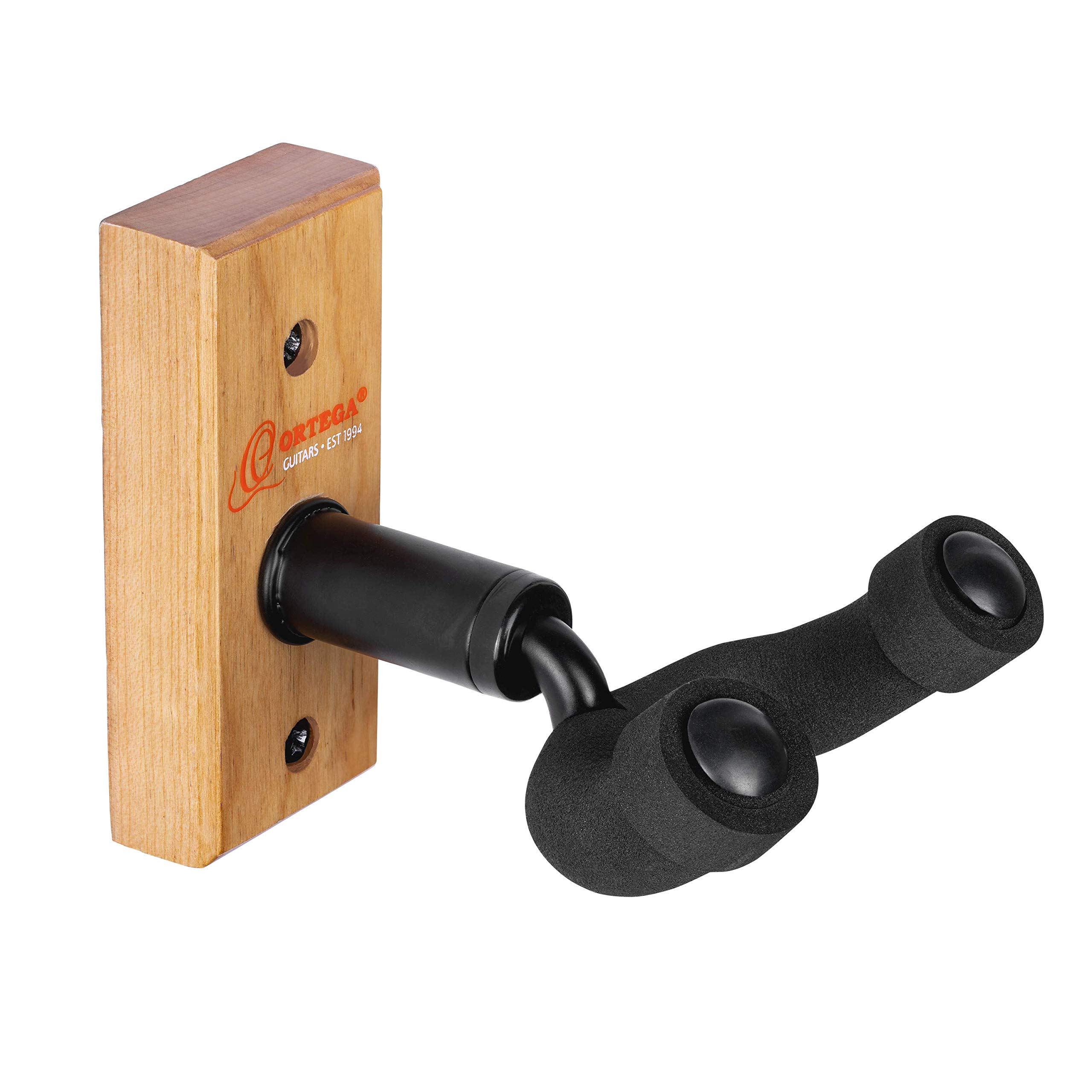 Ortega Guitars Ukulele Hanger Accessories - Wall Mount for Ukulele - Wood, Light Brown (OUH-1CW)