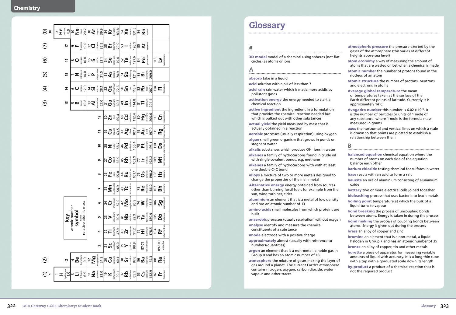 OCR Gateway GCSE Chemistry 9-1 Student Book