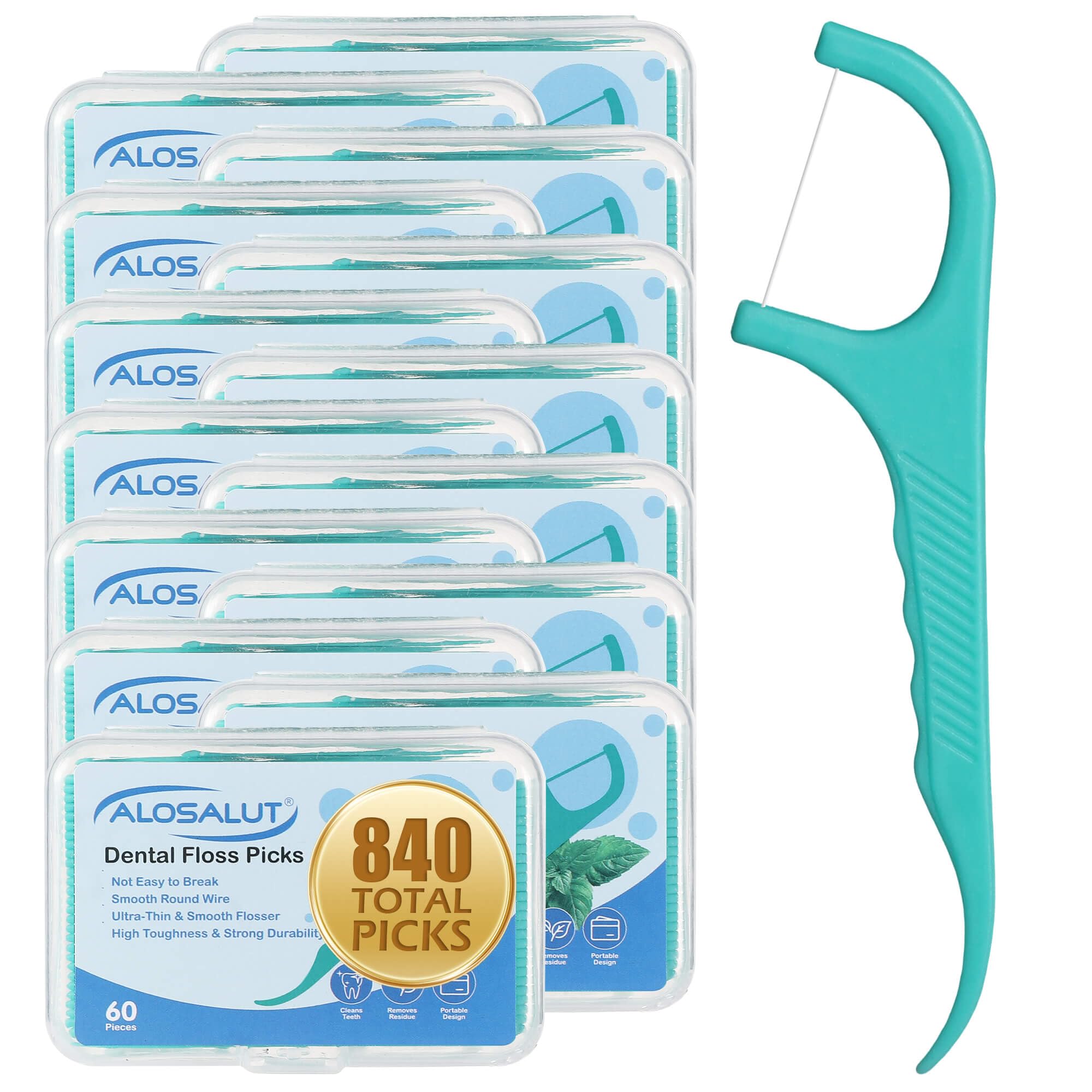 480 Floss Picks - Mint Flavor & Toothpick -9 480 Floss Picks - Mint Flavor & Toothpick -9