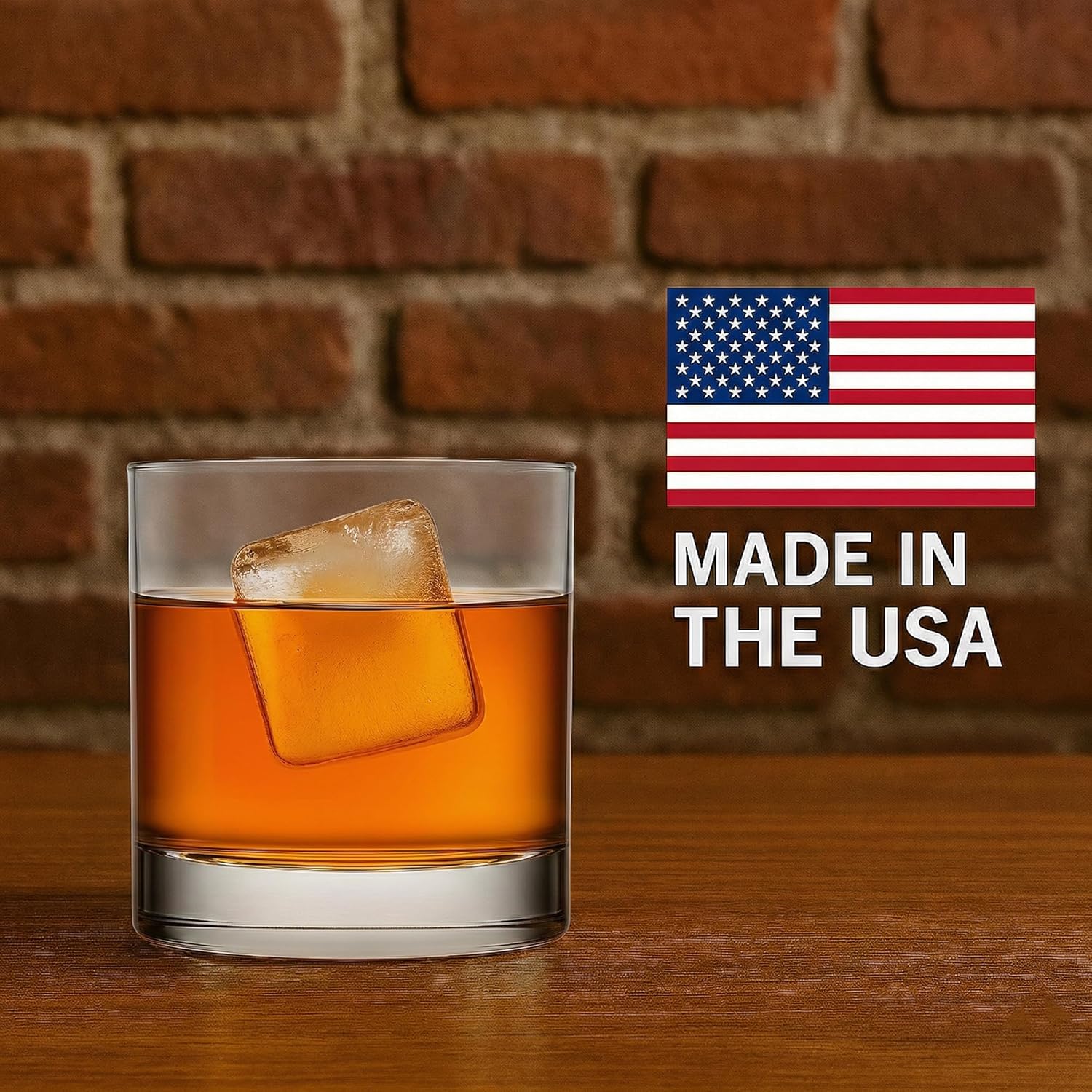 USA Semiquincentennial (250th) Anniversary Sandblasted 10.5 oz Rocks Glass – Heavy Base Glass for Cocktails – Unique Gift for Men - July 4th, Independence Day, Freedom, Patriotic (Both Side & Bottom)