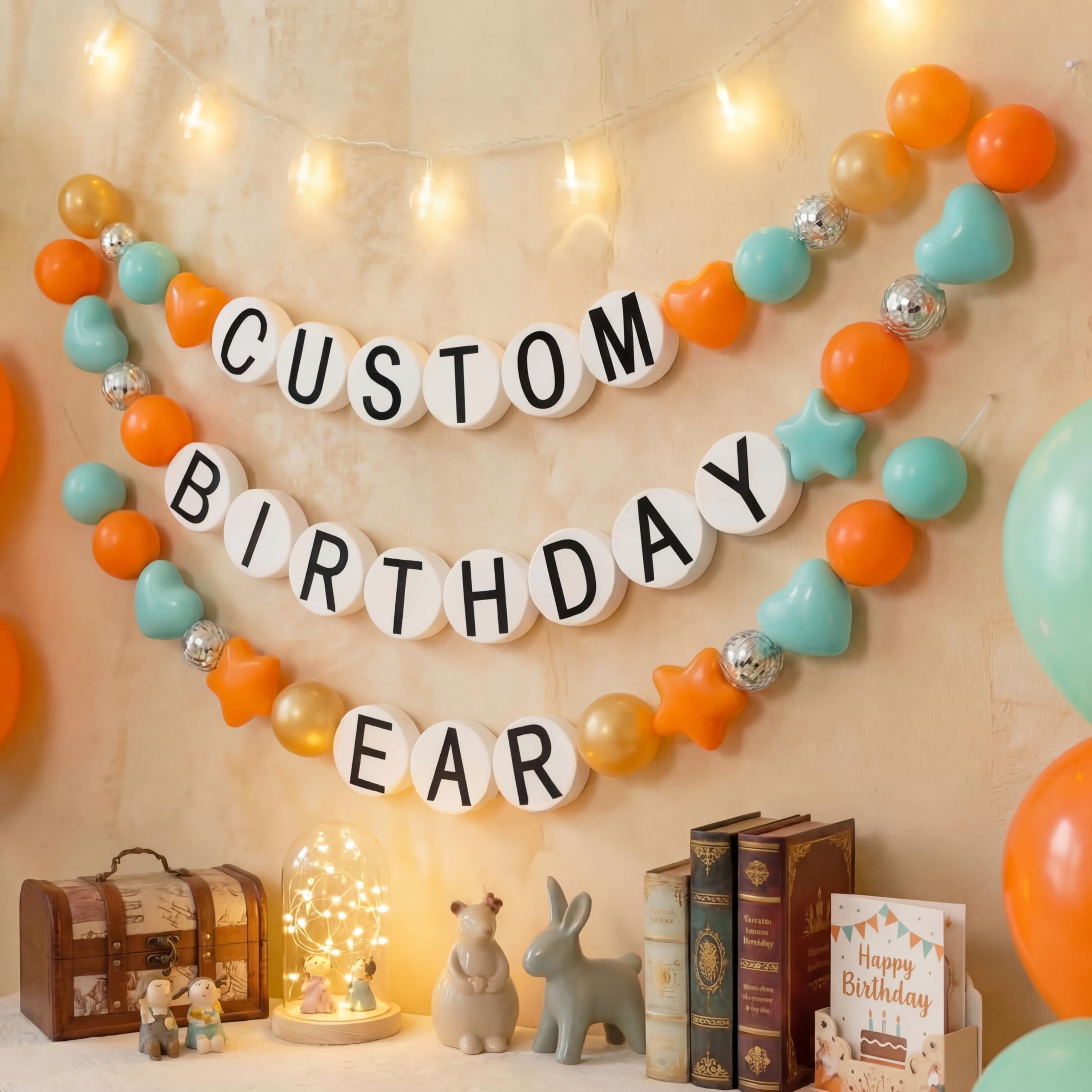 Photo 1 of Gejoy DIY Showgirl Birthday Banner Decor Kit