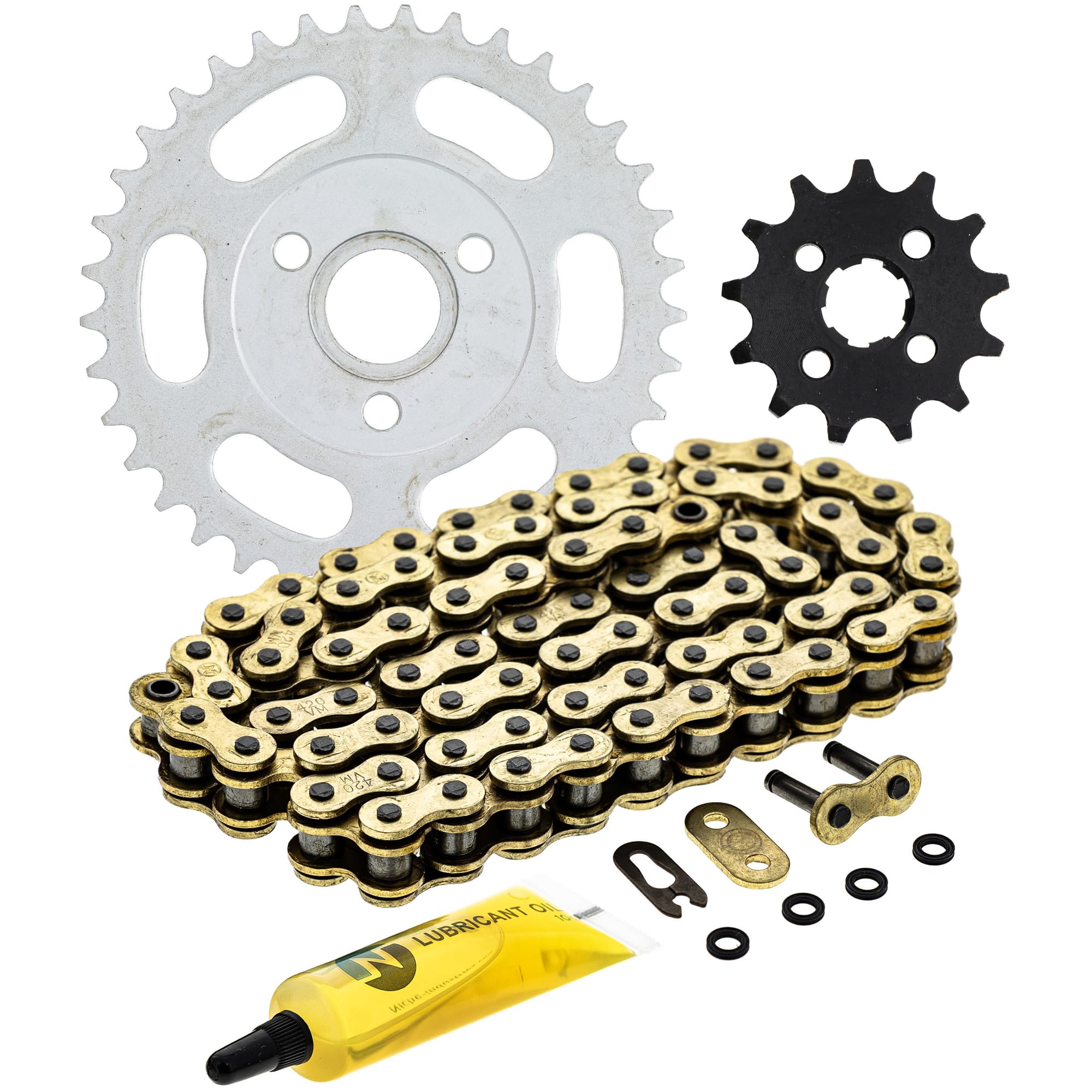 Amazon.com: NICHE Drive Sprocket Chain Combo for Honda Z50 Front