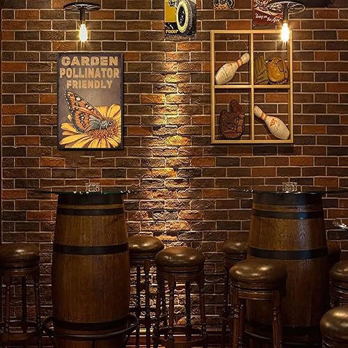 Vista 96 de LIUAXICIA Letreros de metal divertidos para jardín, letreros de metal con diseño de colibrí, para garaje, hogar, cafetería, bar, granja, pared