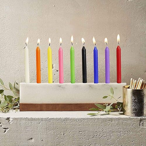 Miniatura 6 de HELLY Vela cónica de hechizo ritual sin perfume de 4 pulgadas, juego de 100