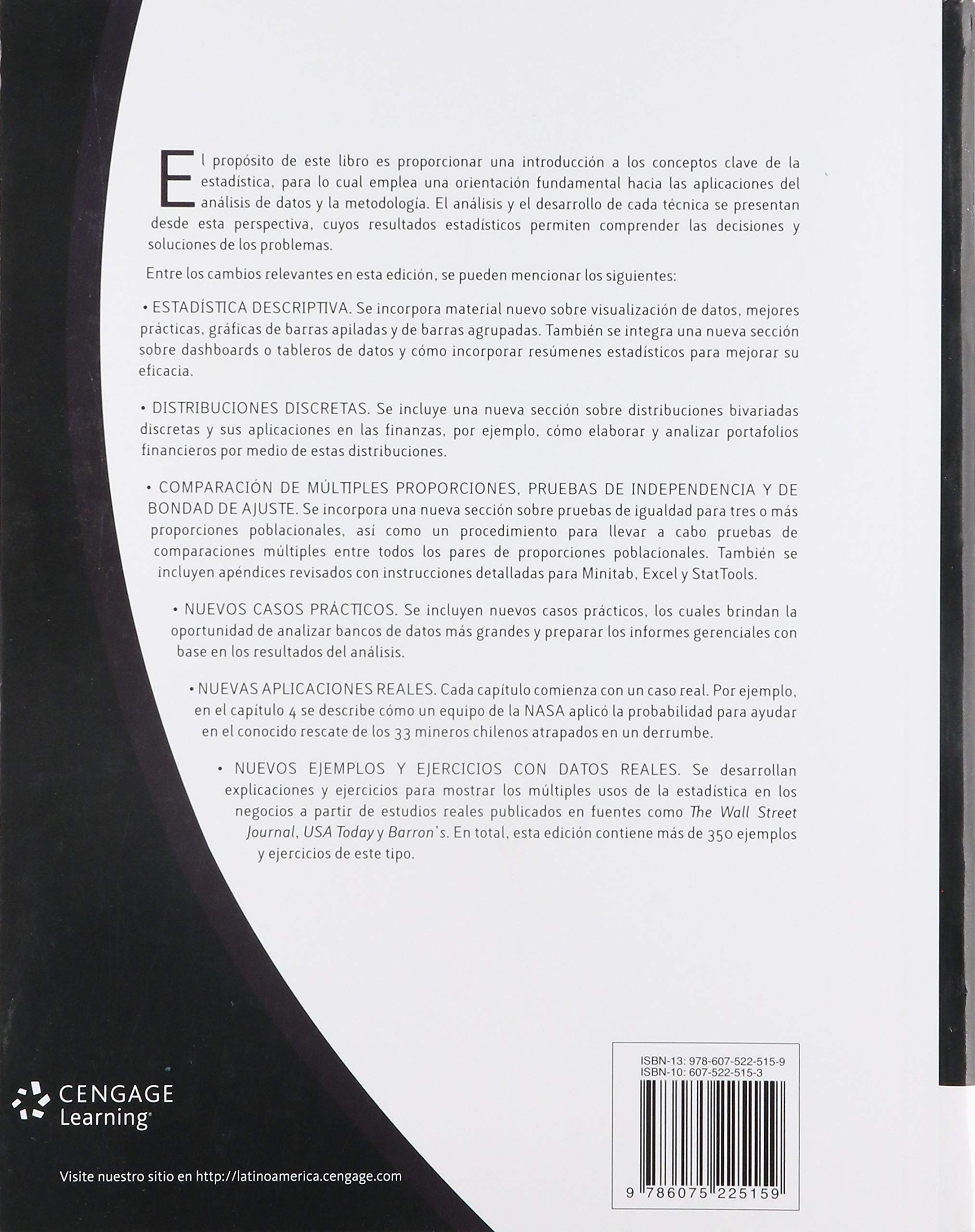 Estadstica para Negocios y Economa
