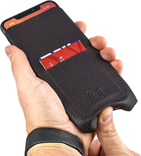 Miniatura 4 de Dockem Minima - Funda tipo cartera para iPhone 11 y iPhone XR (modelos de iPhone de 6.1 pulgadas), funda sintética ultradelgada de piel vegana con