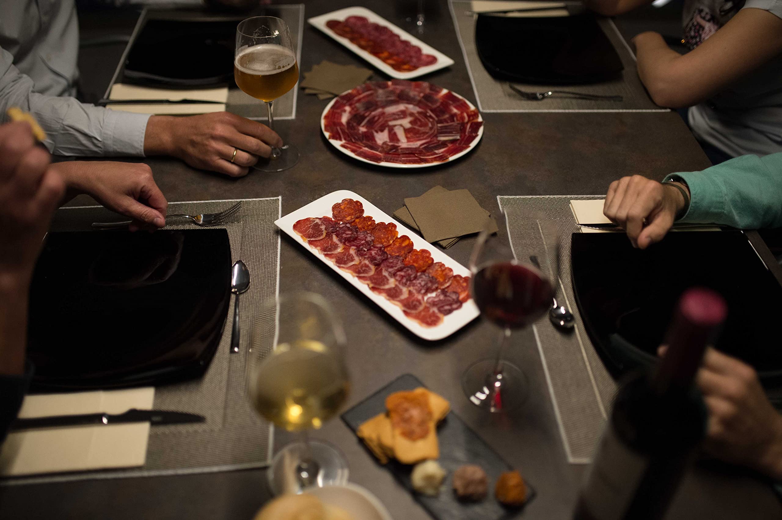 BELLOTERRA | Morcón de Gland (Bellota) Ibérique | Demi-pièce 500-600 g sous vide | Affinage traditionnel 4-5 mois | Charcuterie gourmet sélecte | Saveur intense et authentique