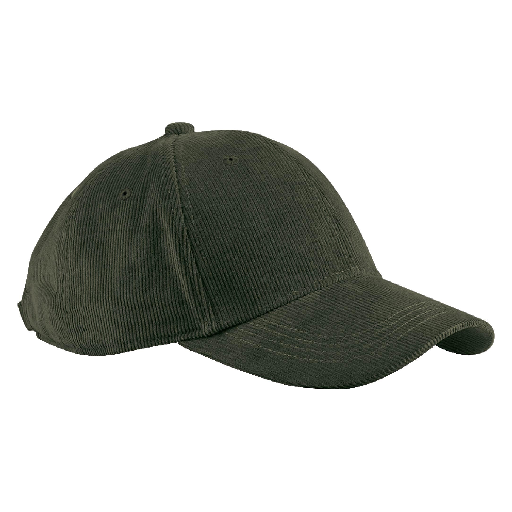 Beechfield Unisex Forest Night - Earthaware Organic Cord Baseball Cap - Sun, Running Accessories, Sun, Trucker Cap Mens Cap, Womens Cap, Cap, Running - 100% Organic Cotton Corduroy