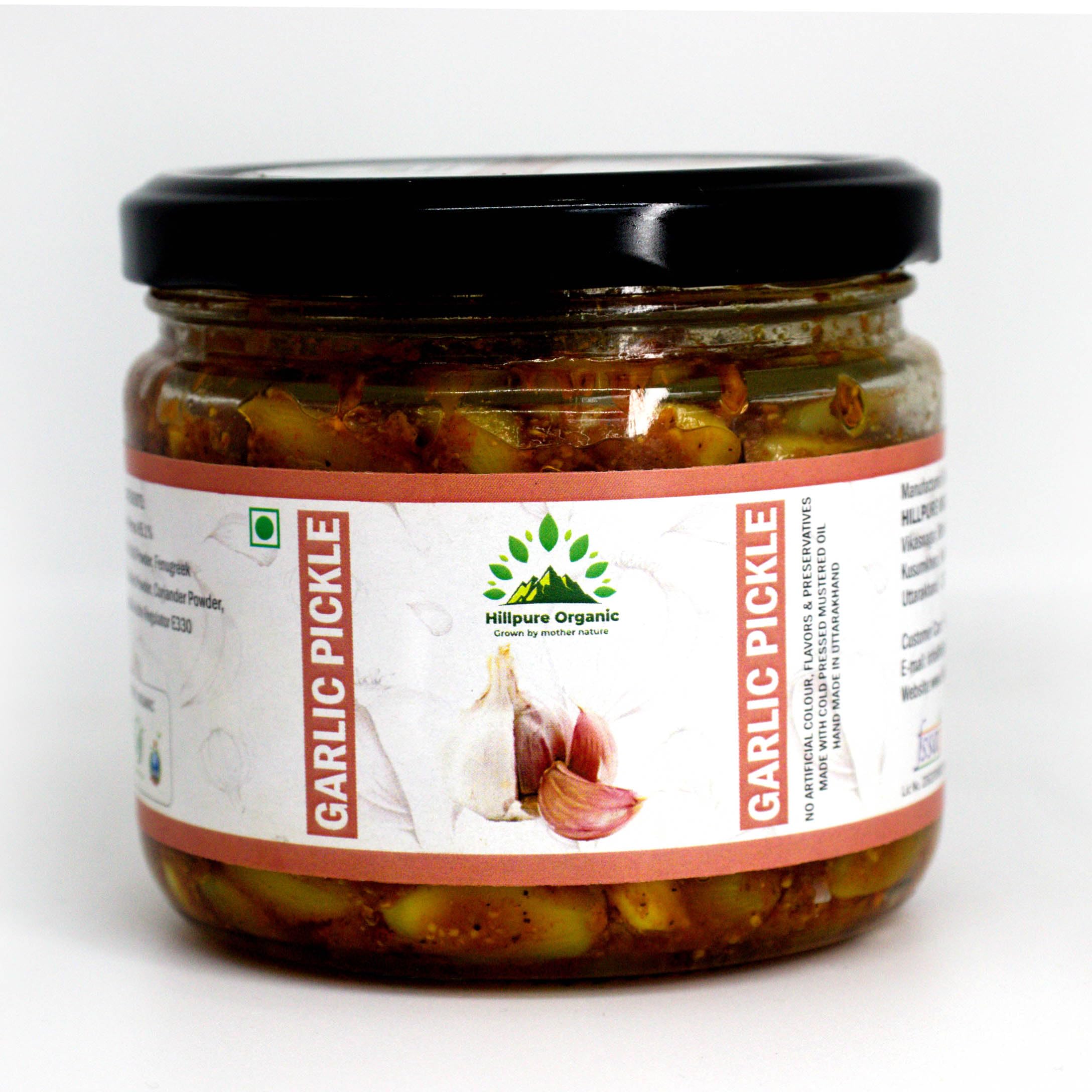 Hillpure Organic Garlic Pickle, Lahsun Ka Achar Handcrafted original recipe & Traditional Taste, From Uttarakhand Handpicked | No Preservatives/Colors | - 300 gm Glass Jar (B0CDPK44HS) Amazon Price History, Amazon Price Tracker