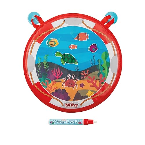 Nuby Alfombra de baño Color Me Magic para desarrollar la creatividad, sin tinta, sin desorden