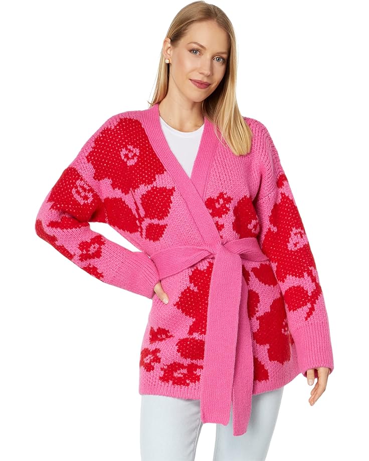 Kate Spade New York Rose Garden Intarsia Cardigan