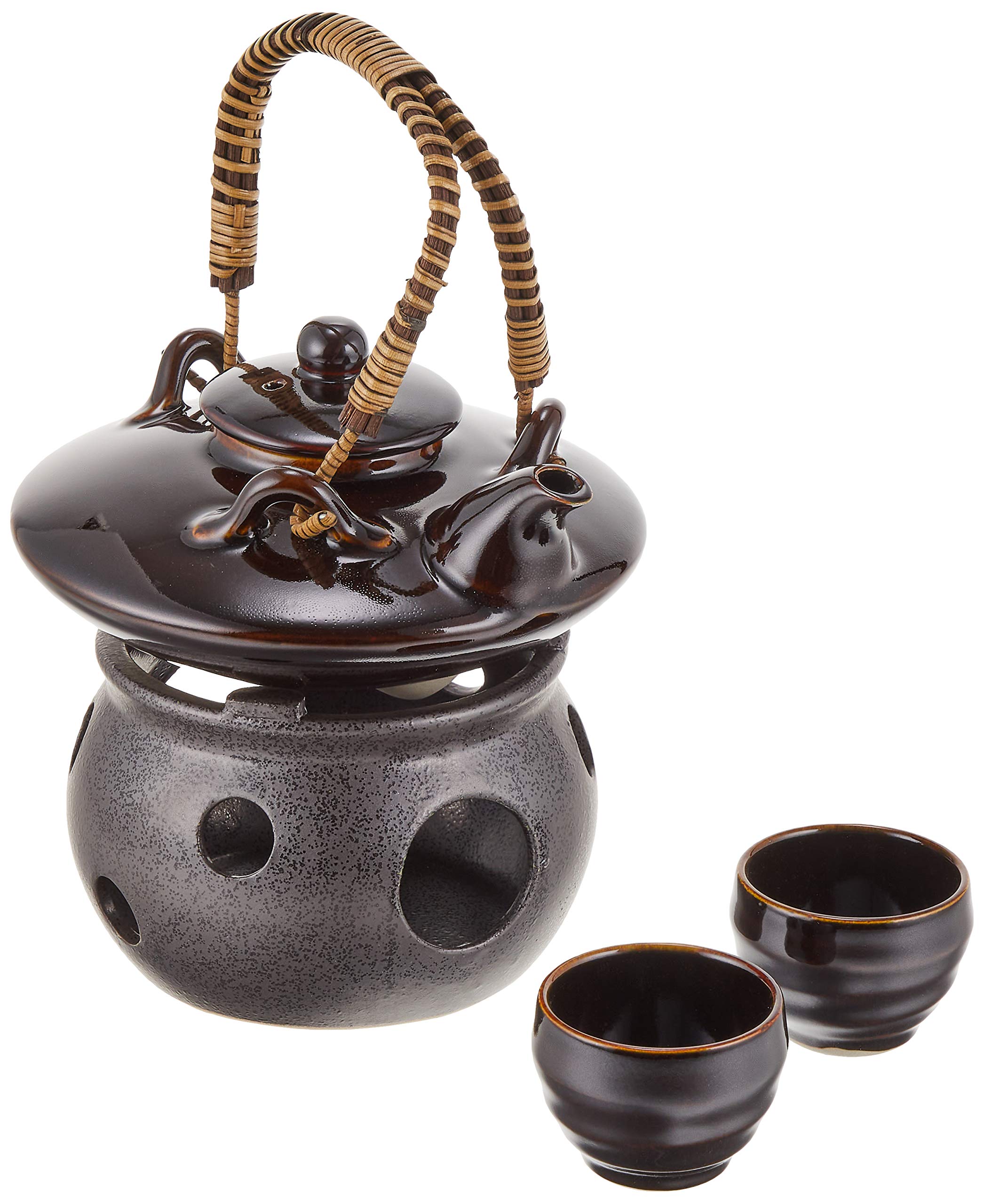 Amazon.co.jp: エールネット(Ale-net) 徳利 酒器セット 450ml 焼酎じょ