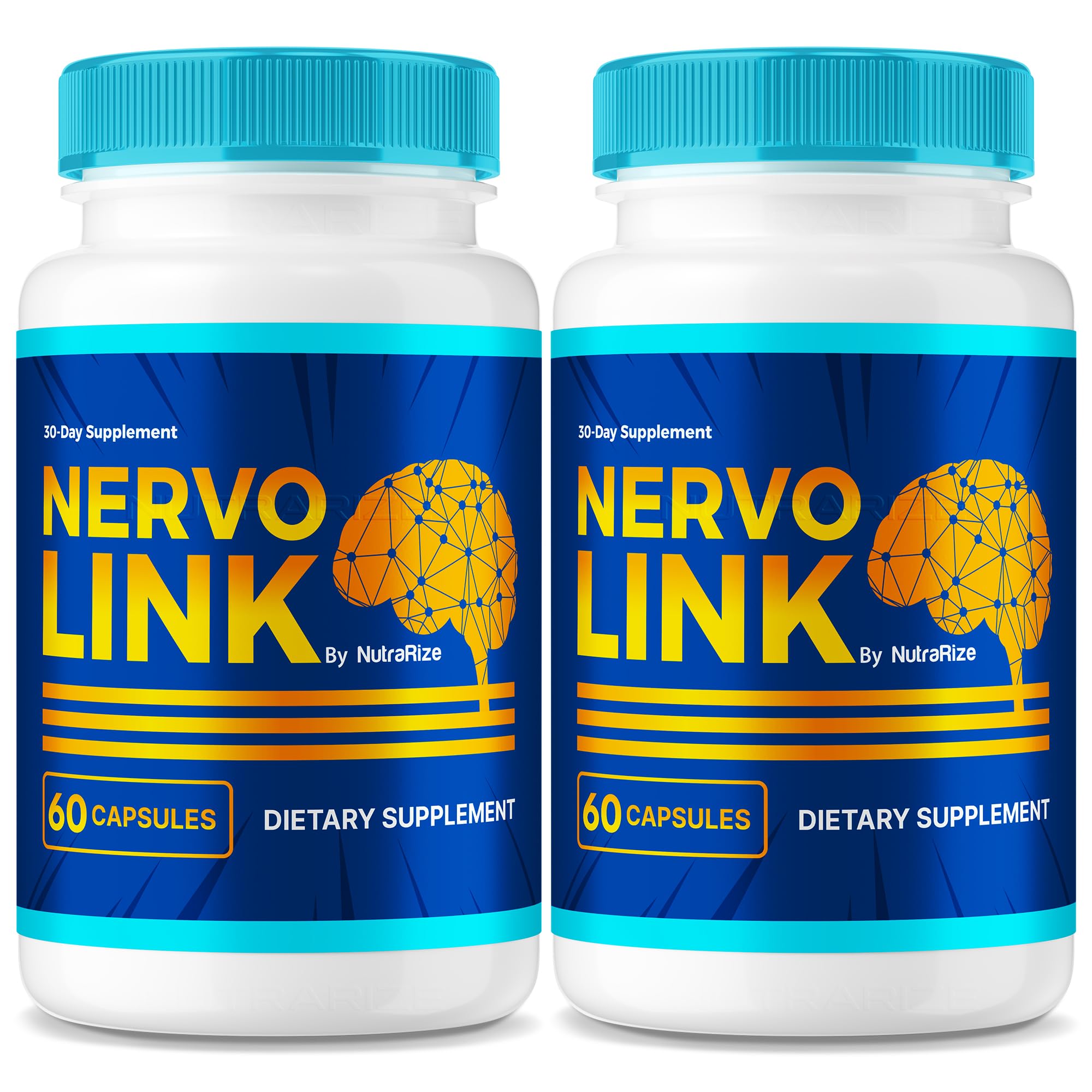 (2 Pack) NervoLink – Daily Support Capsules with a Balanced Formula for Focus, Alertness, and Everyday Sharpness, Easy-to-Take Pills for Daily Wellness (120 Capsules)