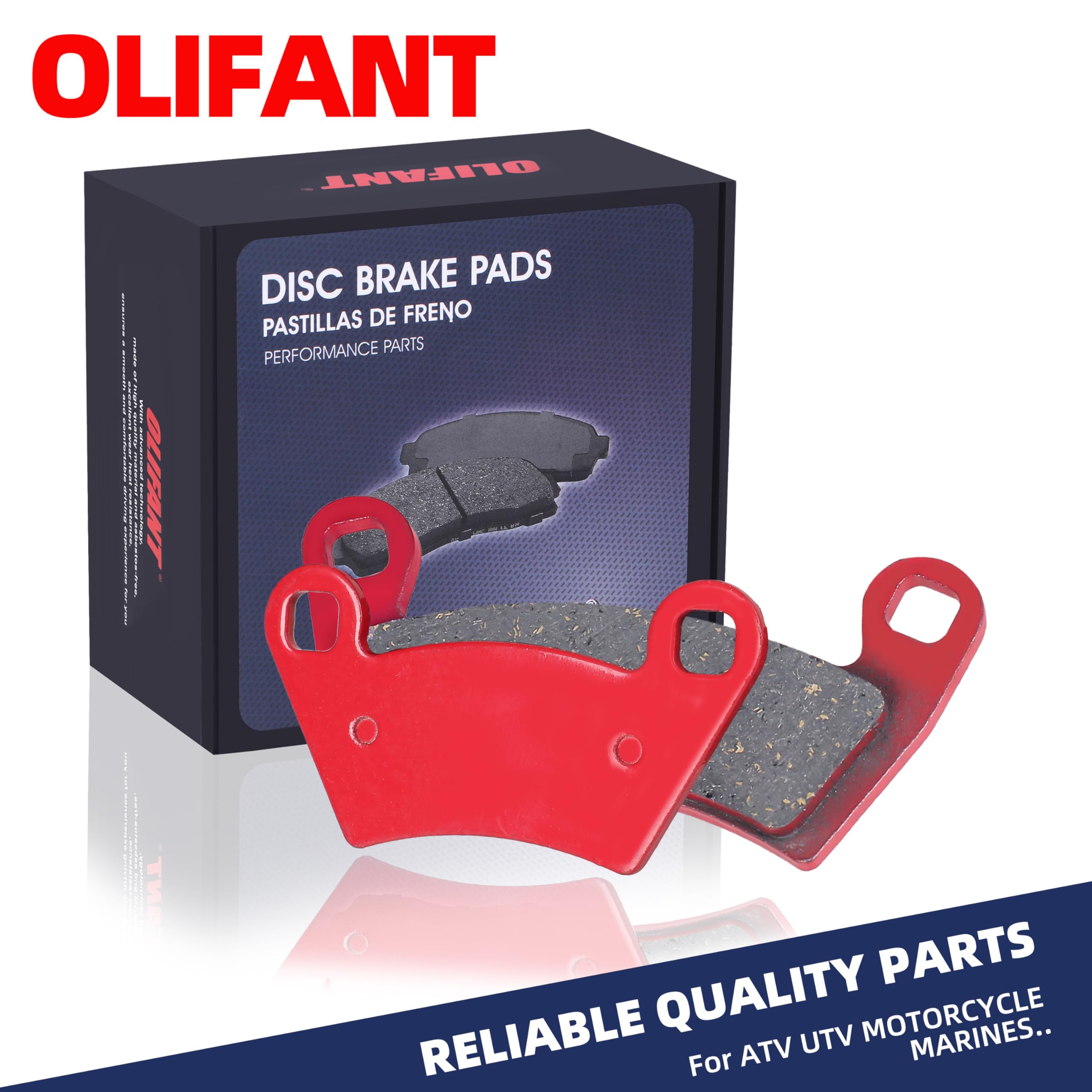 4 Front And Rear Brake Disc W/ Pad For Polaris RZR XP 1000/ RZR XP 4 1000 14-21 - Foto 7