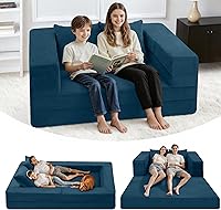 Vista 41 de Cama humana gigante para perro, cama 3 en 1 para perro de tamaño humano con funda de piel sintética lavable, cama grande plegable para mascotas