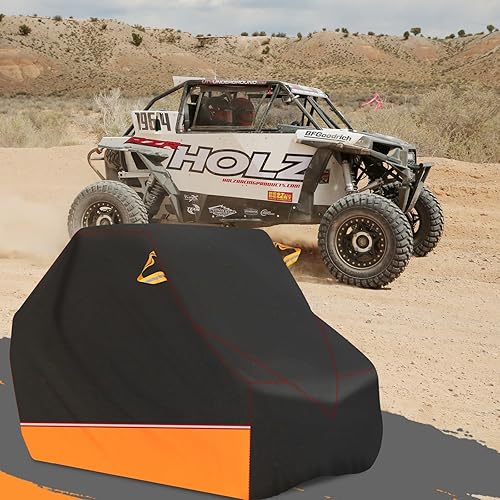 Miniatura 7 de Funda de protección prémium para UTV para exteriores, impermeable, para todo tipo de clima, compatible con Polaris RZR Can-Am Yamaha, Honda,