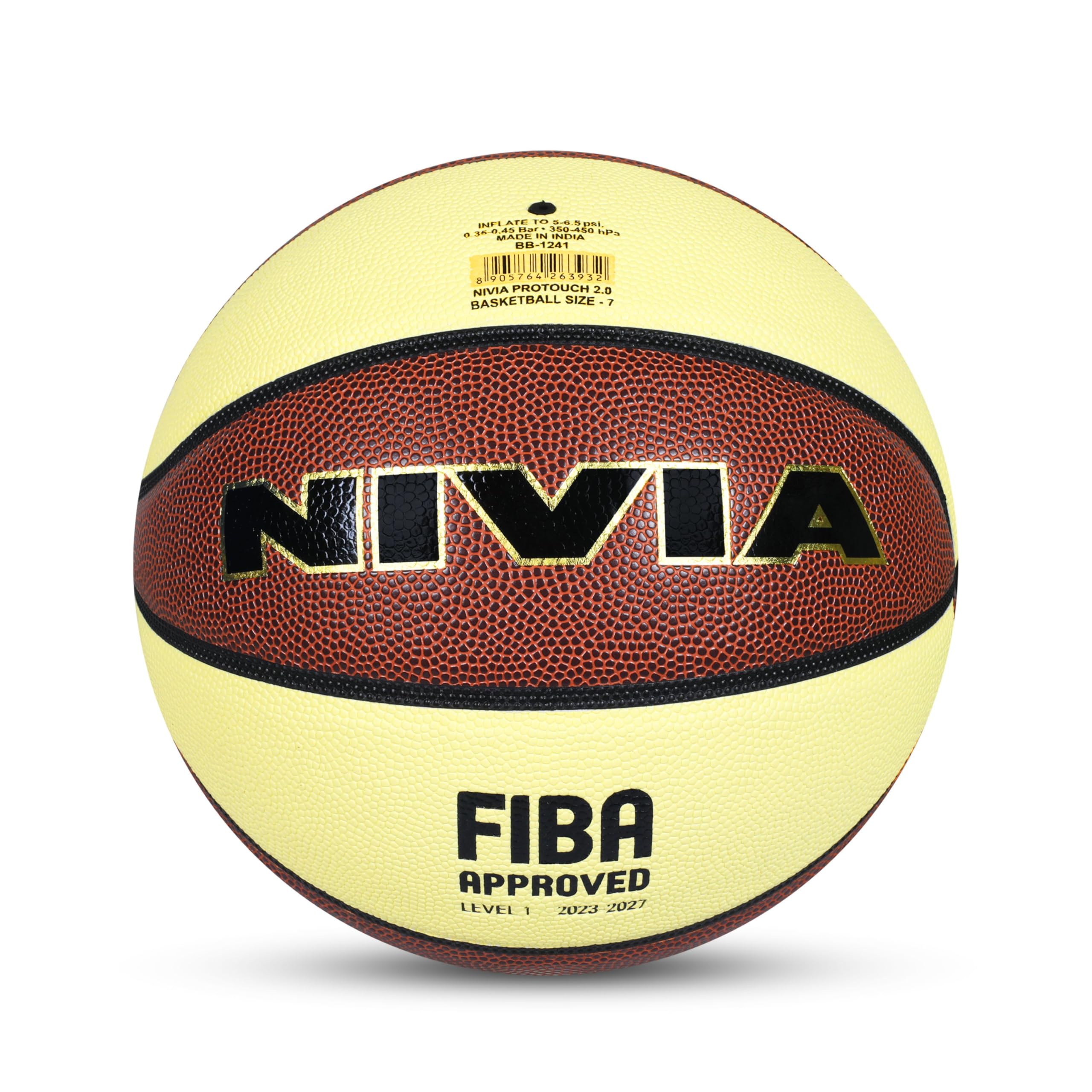 NIVIA Pro Touch 2.0 Basketball, 8 Panel, Composite Leather, for Men, Size - 7 (Multicolor) (B0CPBJRC15) Amazon Price History, Amazon Price Tracker