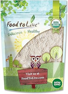 Food to Live Gluten-Free Organic Oat Flour, 4 Pounds - Stone Ground from...