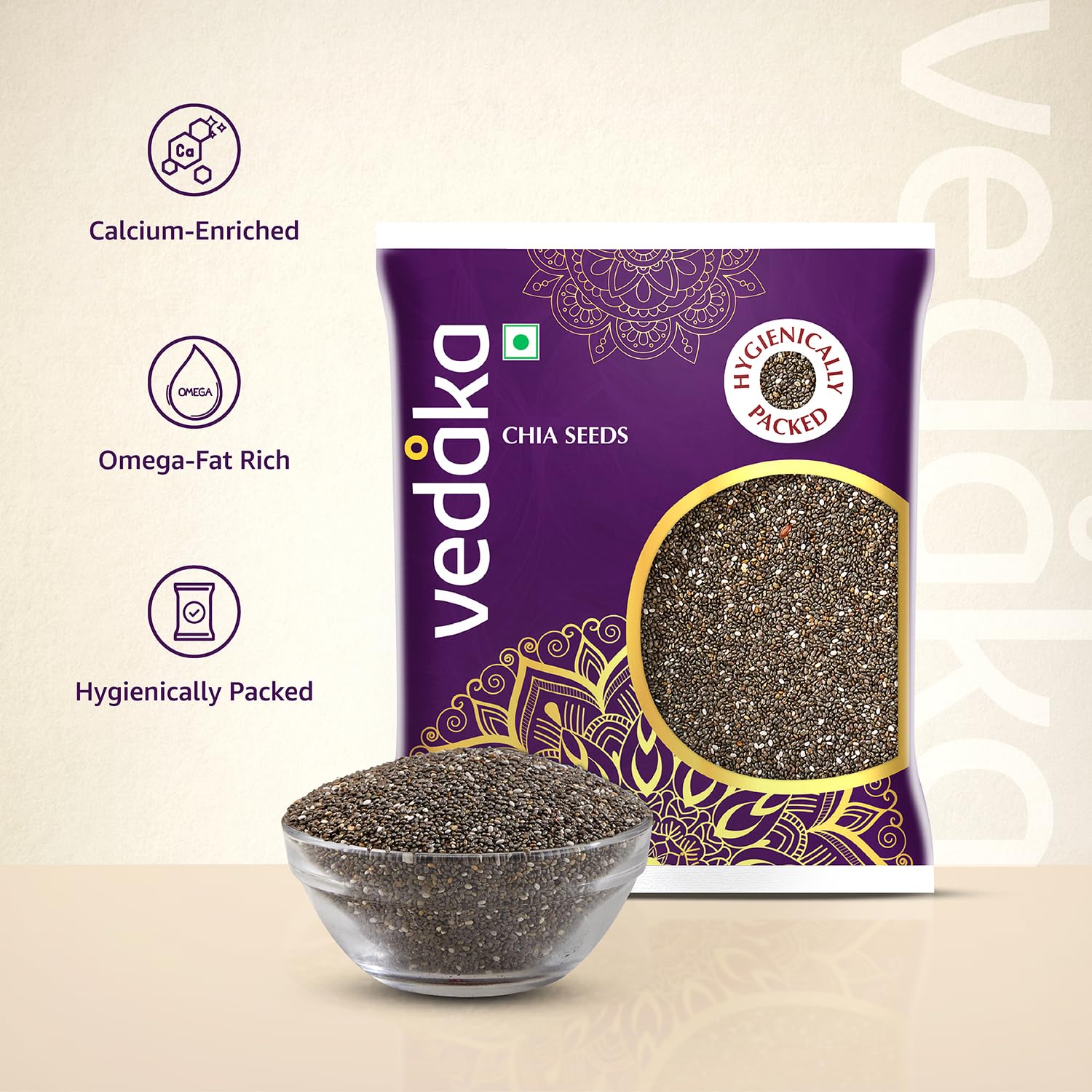 Buy Now Amazon Brand - Vedaka Premium Raw Chia Seeds | 200 Gram | Ca... 4 Buy Now Amazon Brand - Vedaka Premium Raw Chia Seeds | 200 Gram | Ca...