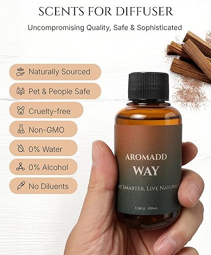 Miniatura 4 de AROMADD Way Diffuser Oil Inspired by Luxury Hotel Scent 3.38 Fl Oz (100ml), Aroma Diffuser & Hotel Fragrance Diffuser Oil, Essential Oil Diffuser