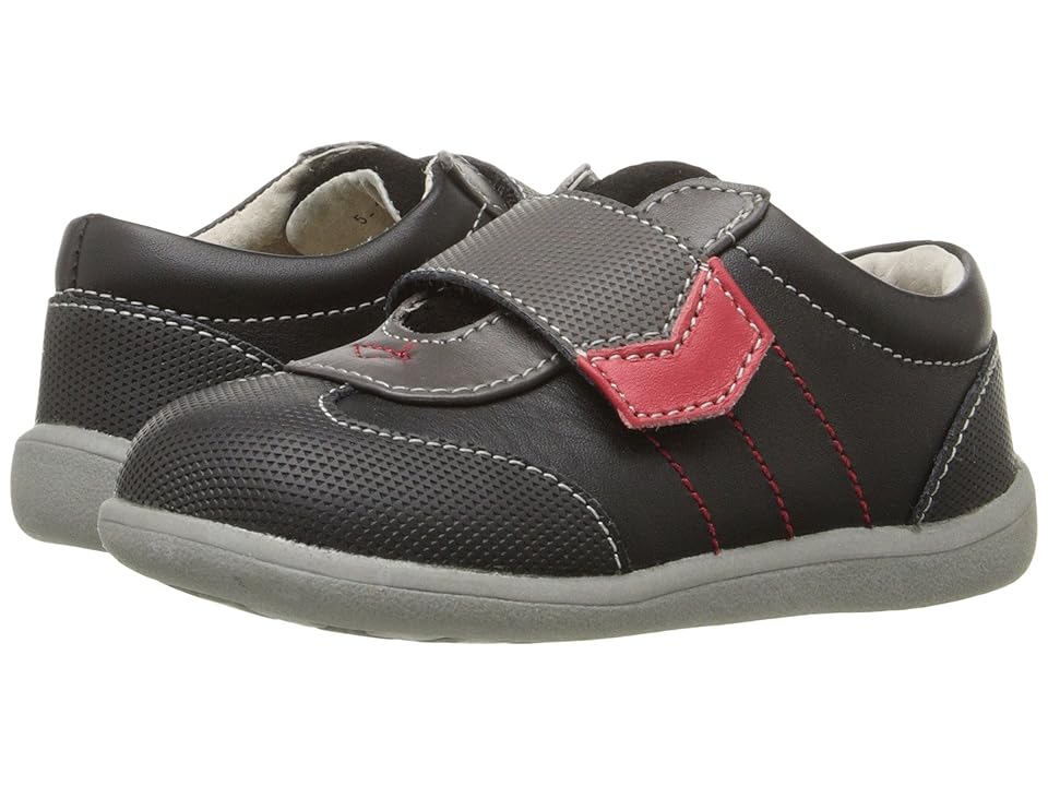 

See Kai Run Kids Kanoa (Toddler) (Black Leather) Boys Shoes