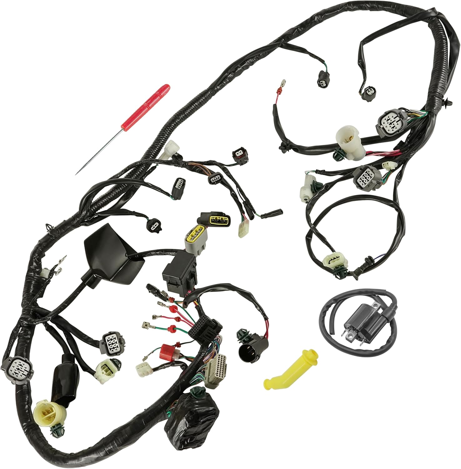 Caltric 32100-HP5-A10 Wiring Harness Kit Compatible with Honda Rancher 420 TRX420FE ES 2008