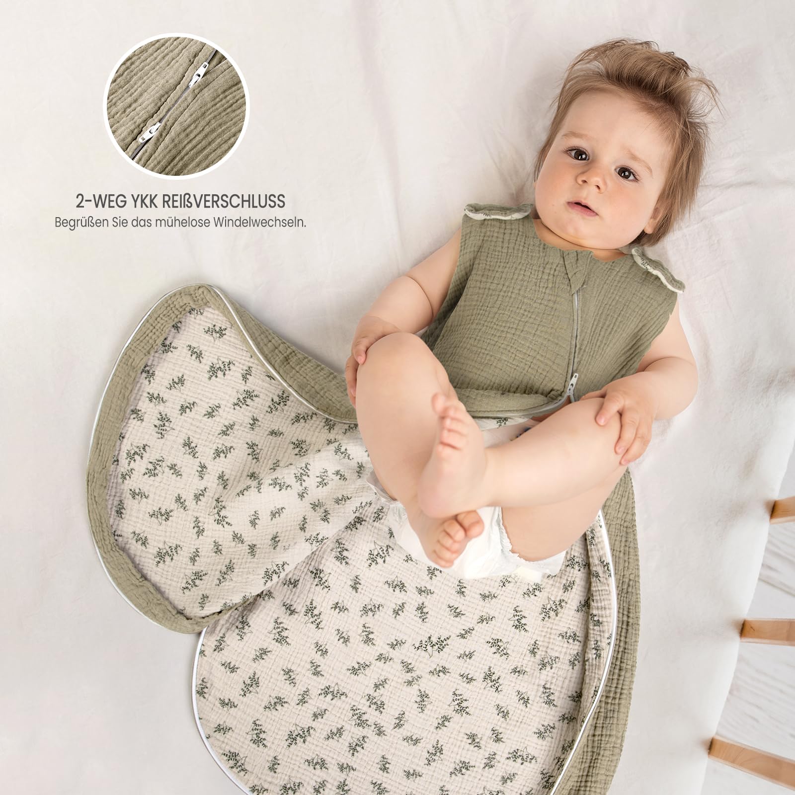 Prénatal slaapzak Mousseline beige kopen - Prénatal