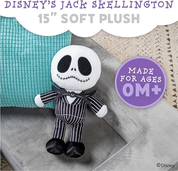 KIDS PREFERRED Disney Baby The Nightmare Before Christmas Jack Skellington 15 inch Stuffed Animal Plush Toy