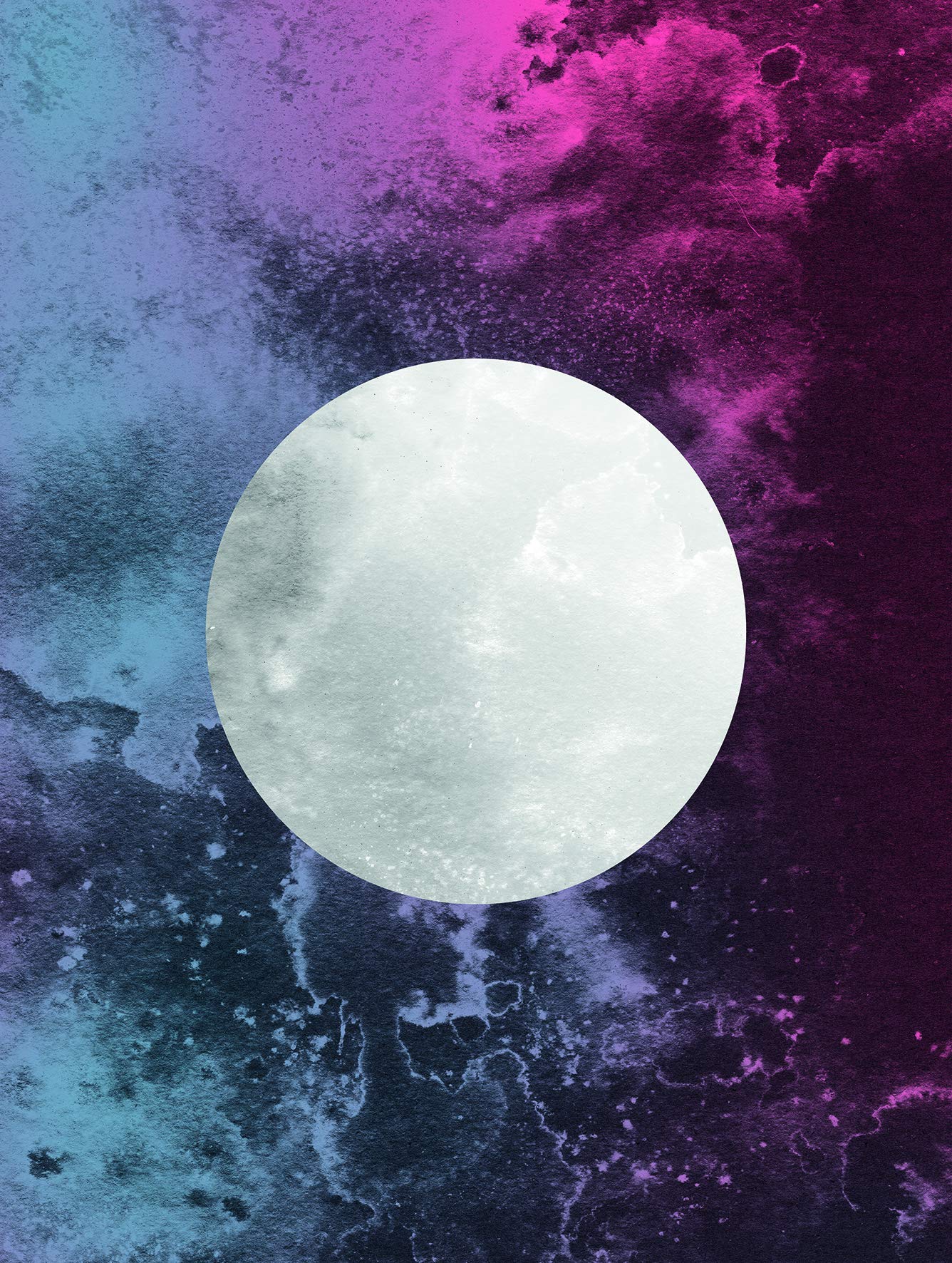 Komar Wall Picture Solum Luna Poster Picture Living Room Bedroom Decoration Art Print Without Frame Available in 3 Sizes