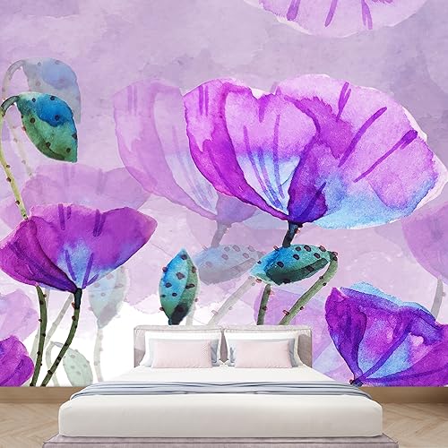 Miniatura 9 de Murales de pared para dormitorio, hermoso diseño de imagen, papel tapiz extraíble, calcomanías de pared para despegar y pegar, 100 x 144 pulgadas