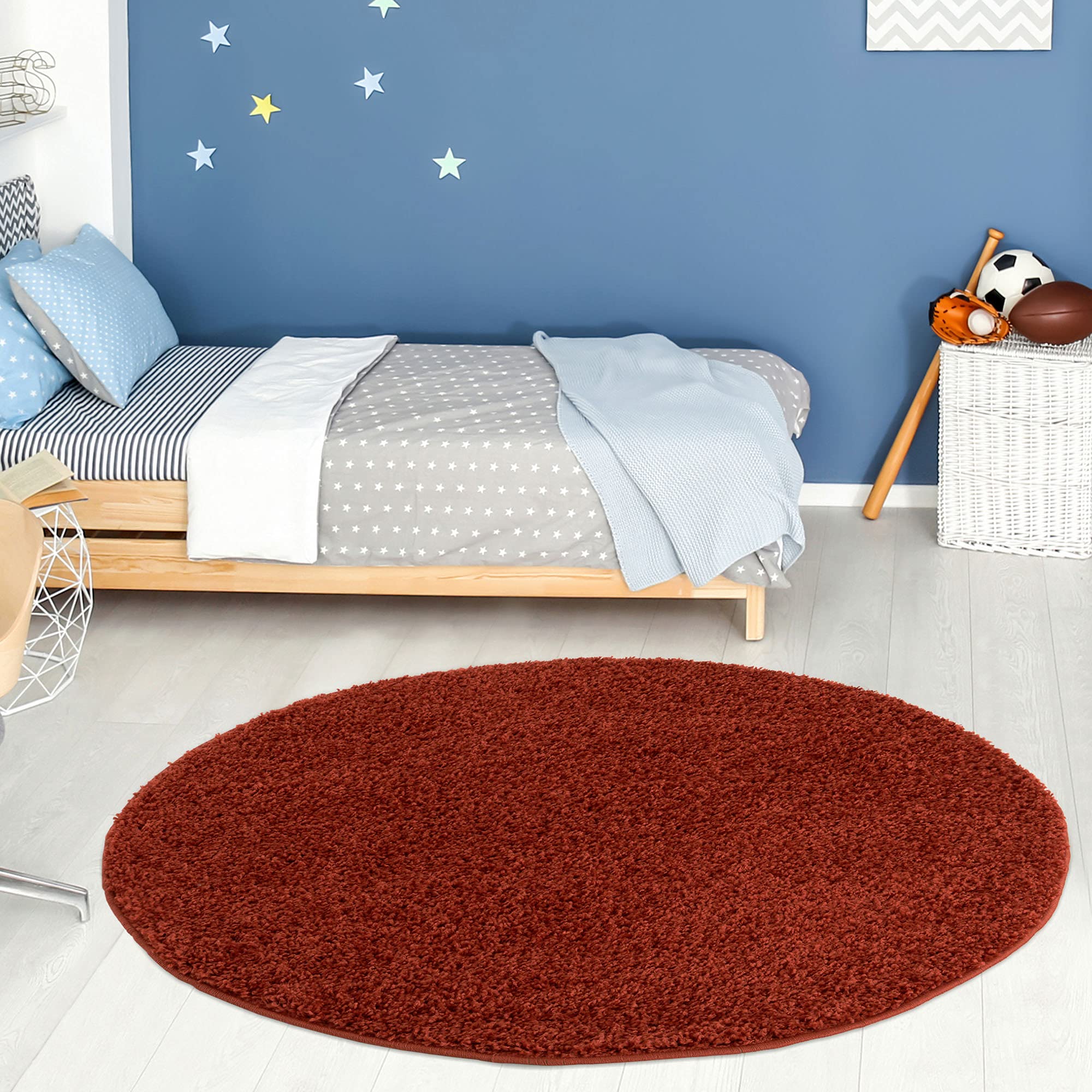 The Rugs Myshaggy Solid Terra Rug - Ø 120 Cm