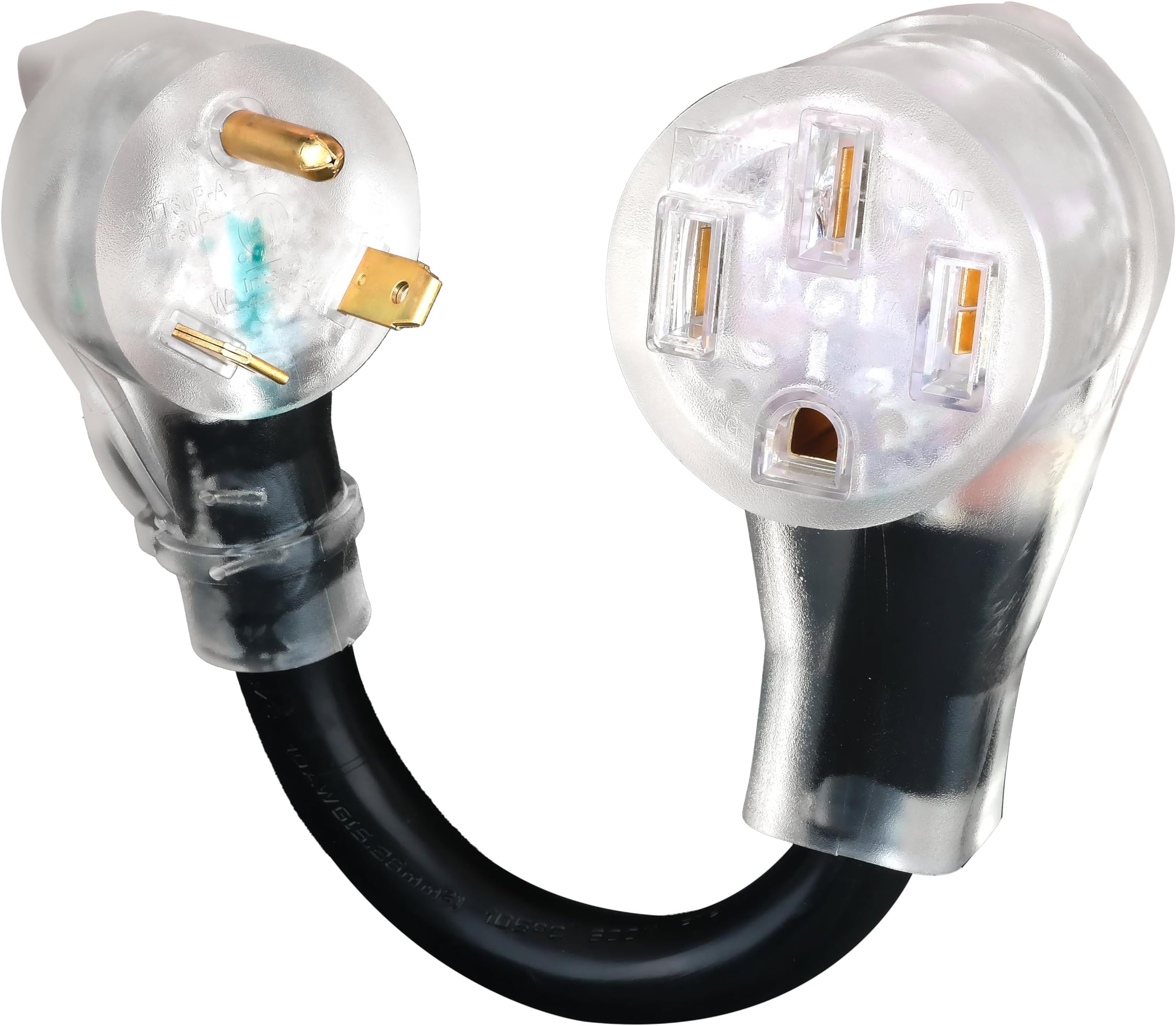 2pc Female Extension Cord Ends Replacement Electrical Plug End 15AMP