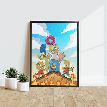 Amazon.co.jp: アートポスター ザ・シンプソンズ 装飾画 アート