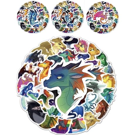 High-Flying Adventure: 110 Wings of Fire Stickers