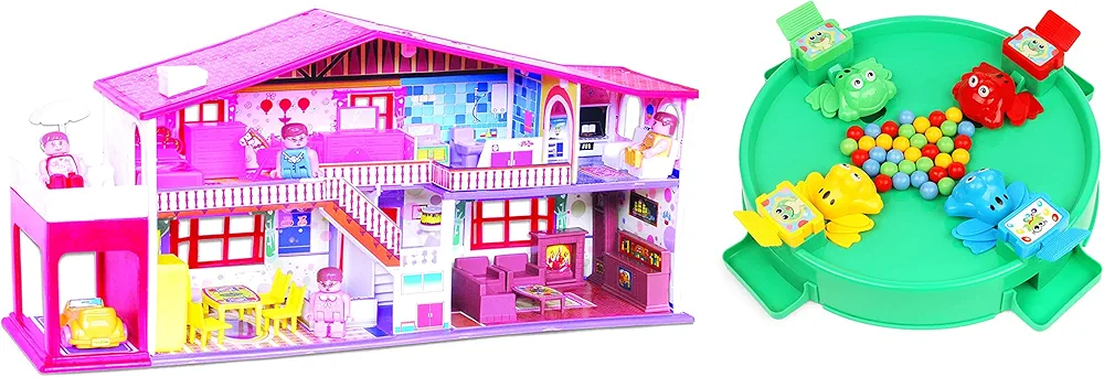 Buy Toy Zone My Deluxe Doll House-44130 Play Set for Girls|4 Dolls
