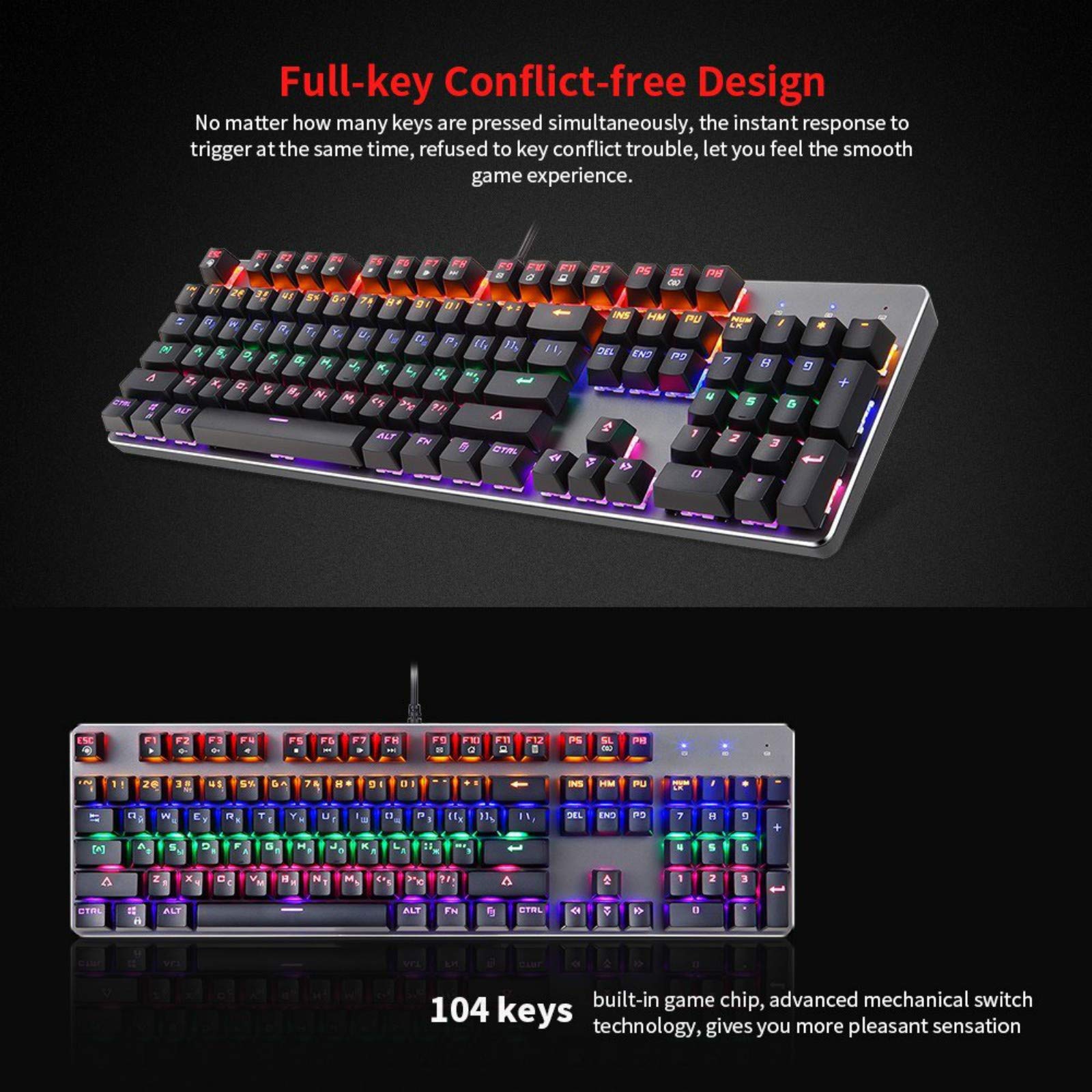 らま　キーボード Amazon | キーボードK73ミックスライトメカニカルキーボード